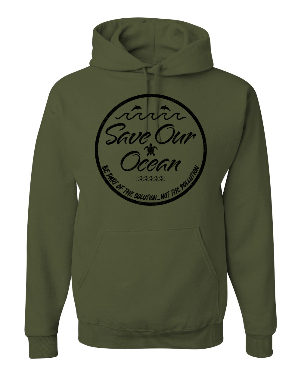 Save Our Ocean Be Part of The Solution Outdoor Unisex Hoodie Sweatshirt - Picture 22 of 25