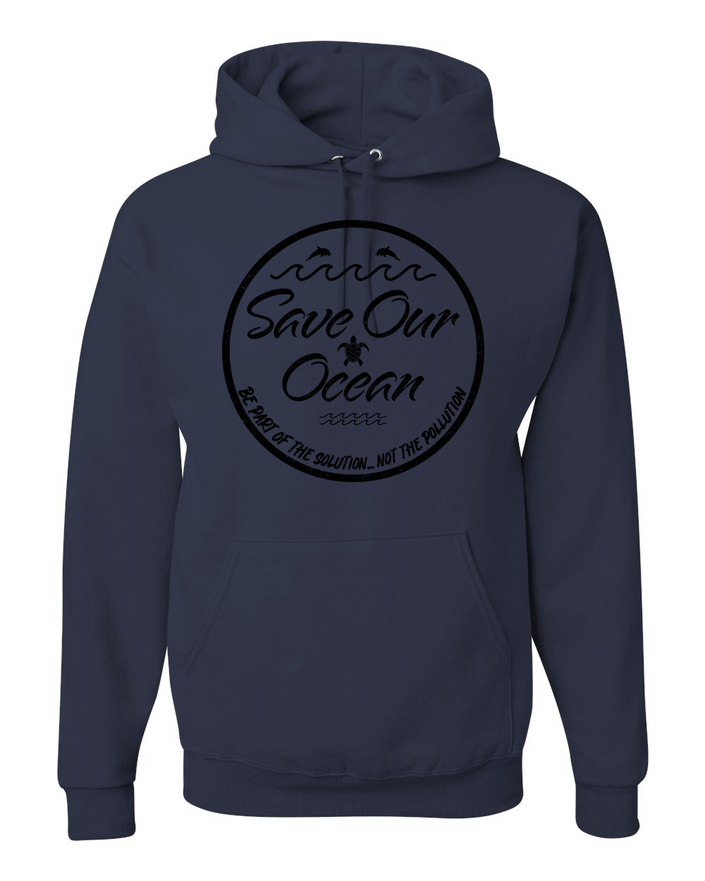 Save Our Ocean Be Part of The Solution Outdoor Unisex Hoodie Sweatshirt - Picture 9 of 25