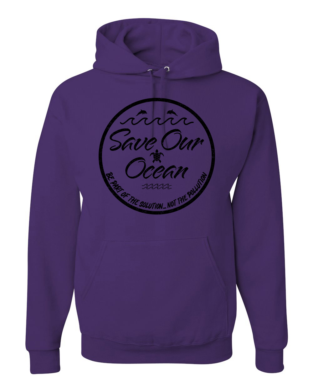 Save Our Ocean Be Part of The Solution Outdoor Unisex Hoodie Sweatshirt - Picture 12 of 25