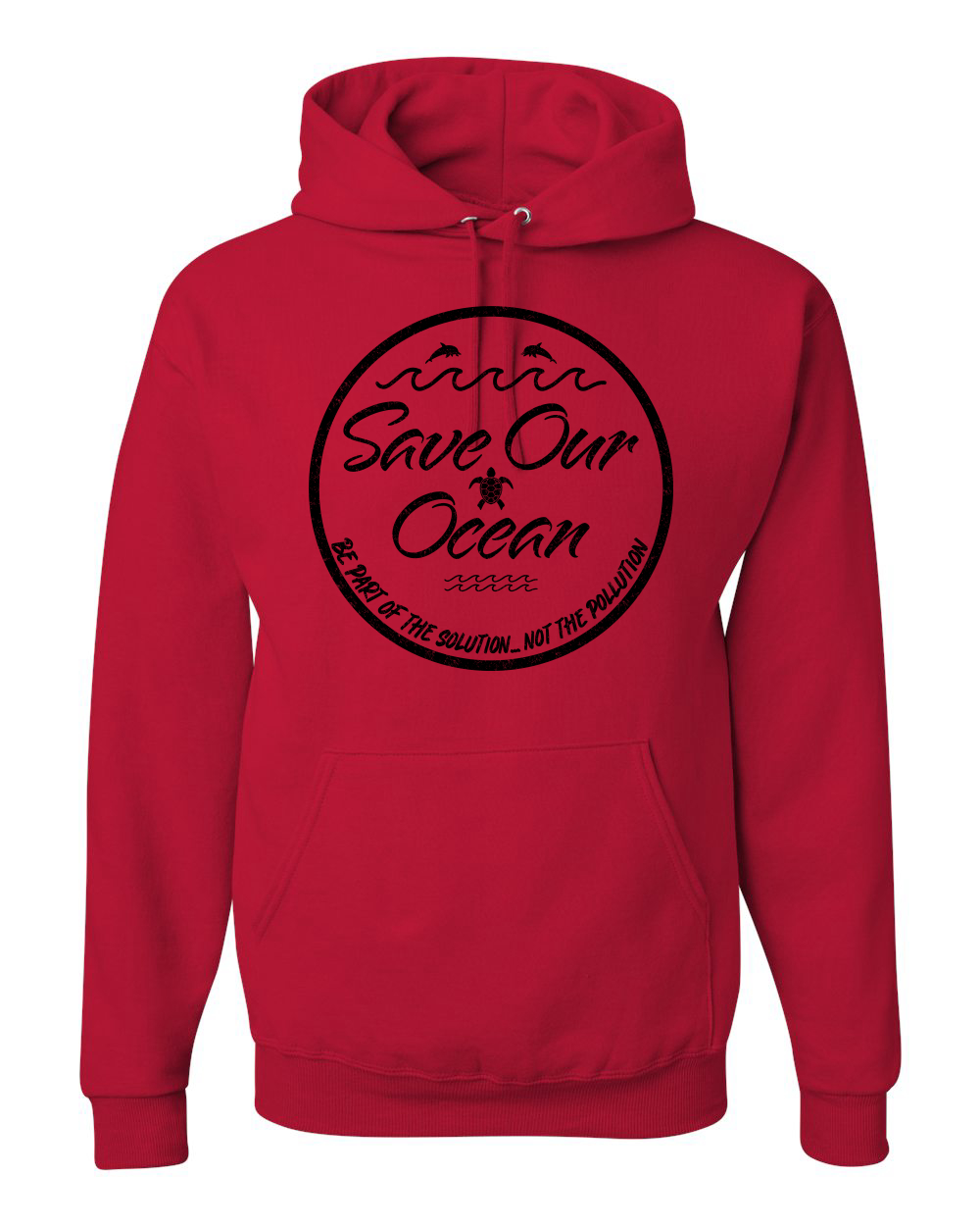 Save Our Ocean Be Part of The Solution Outdoor Unisex Hoodie Sweatshirt - Picture 13 of 25