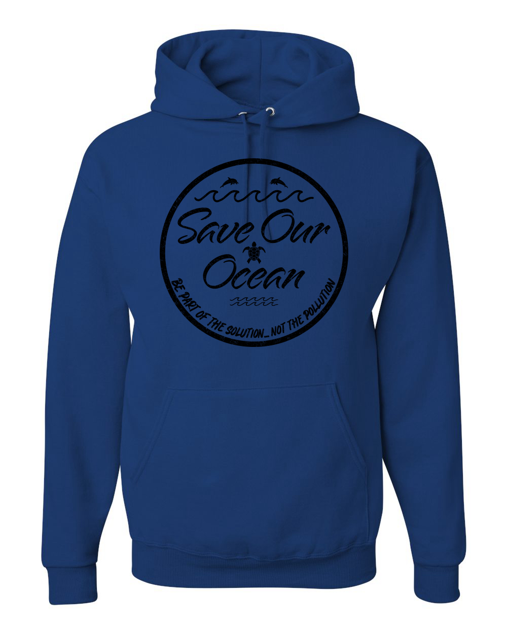 Save Our Ocean Be Part of The Solution Outdoor Unisex Hoodie Sweatshirt - Picture 14 of 25