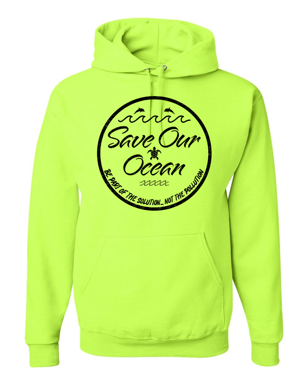 Save Our Ocean Be Part of The Solution Outdoor Unisex Hoodie Sweatshirt - Picture 20 of 25