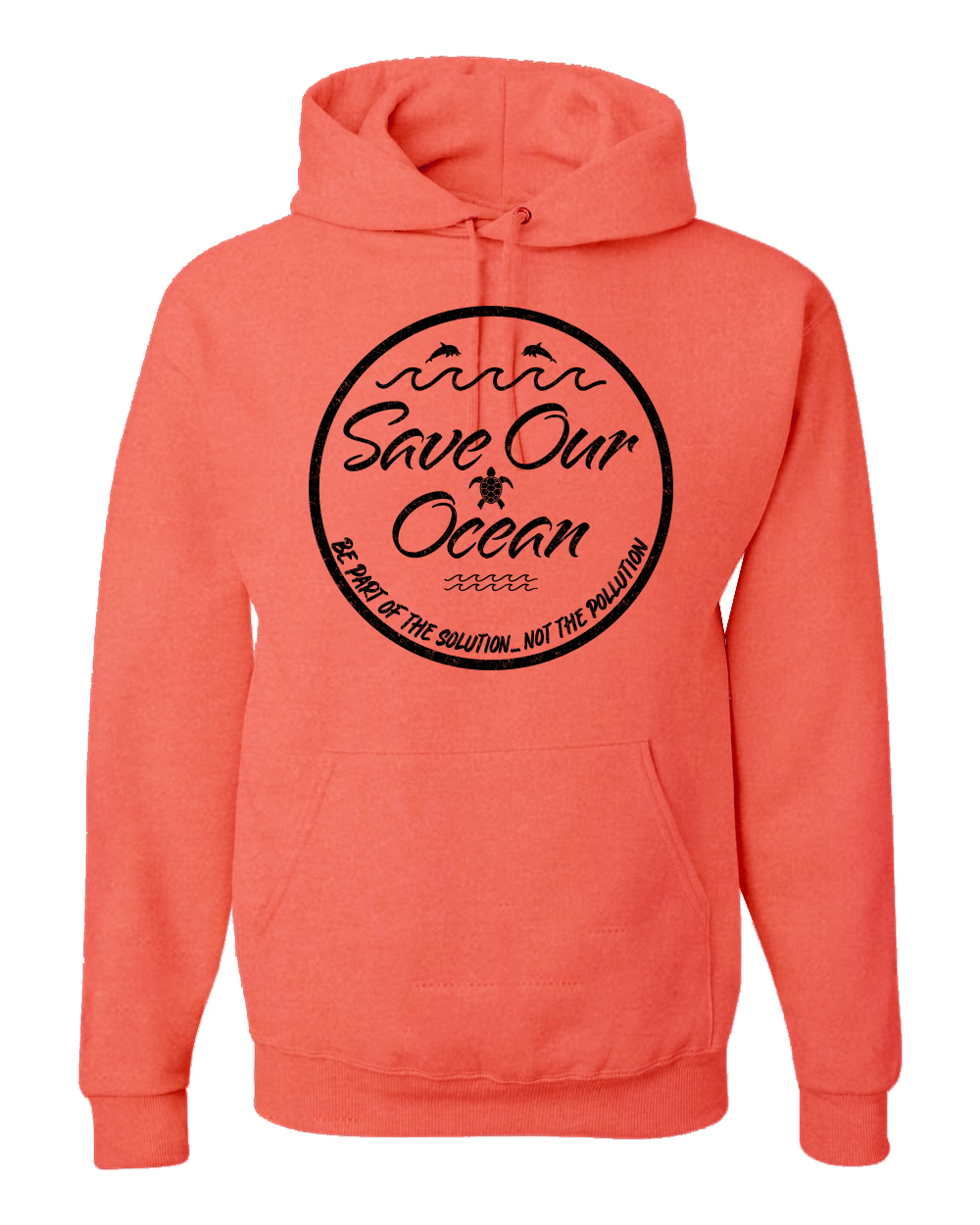 Save Our Ocean Be Part of The Solution Outdoor Unisex Hoodie Sweatshirt - Picture 24 of 25