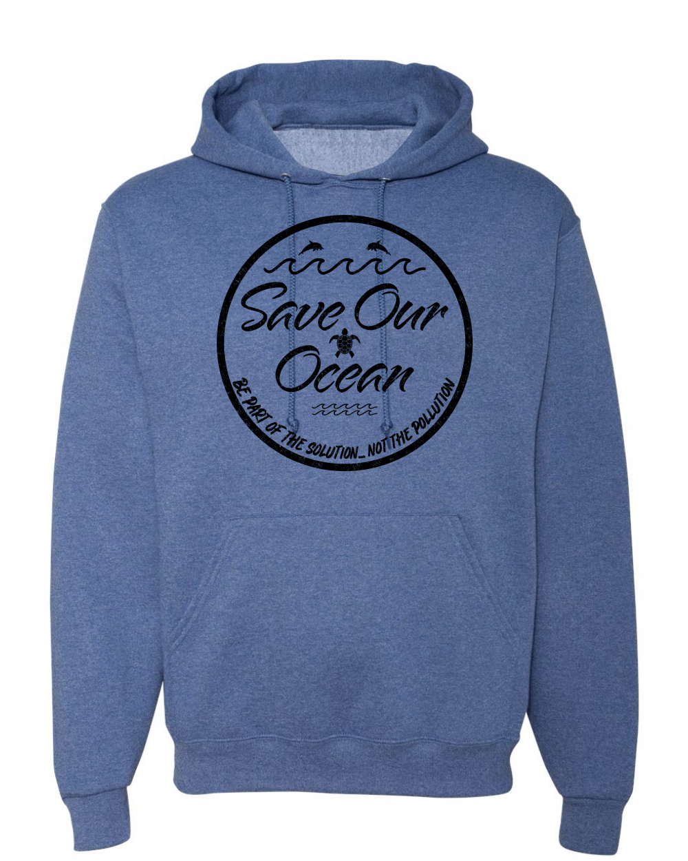 Save Our Ocean Be Part of The Solution Outdoor Unisex Hoodie Sweatshirt - Picture 15 of 25