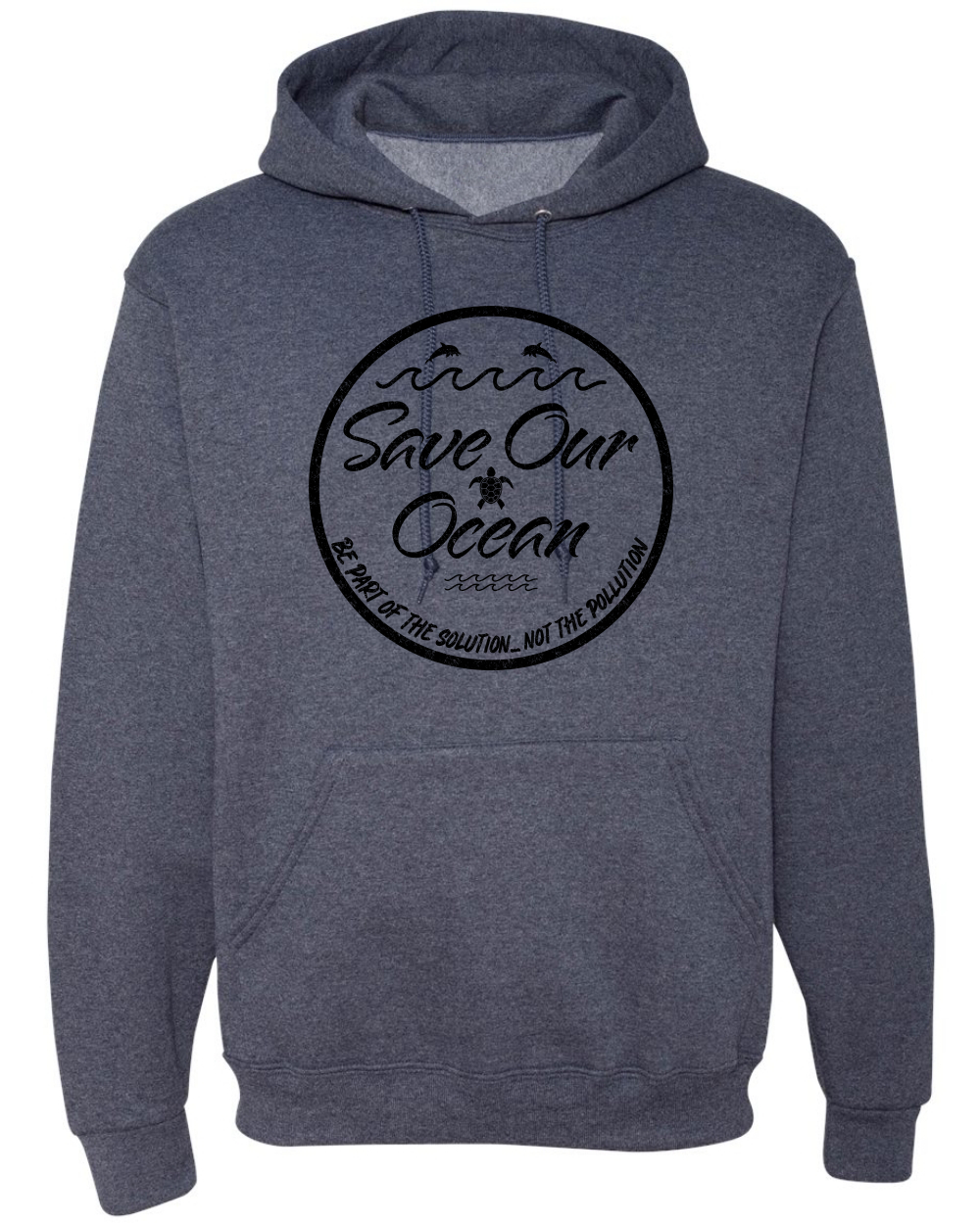 Save Our Ocean Be Part of The Solution Outdoor Unisex Hoodie Sweatshirt - Picture 16 of 25