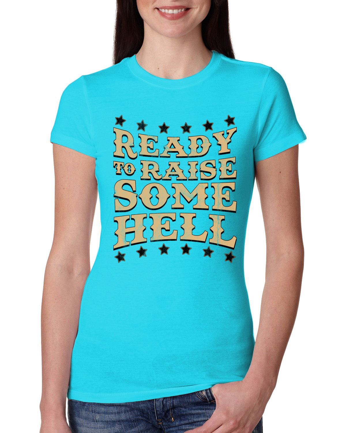 Camiseta junior de calce ajustado para mujer Ready to Raise Some Hell - Imagen 15 de 15