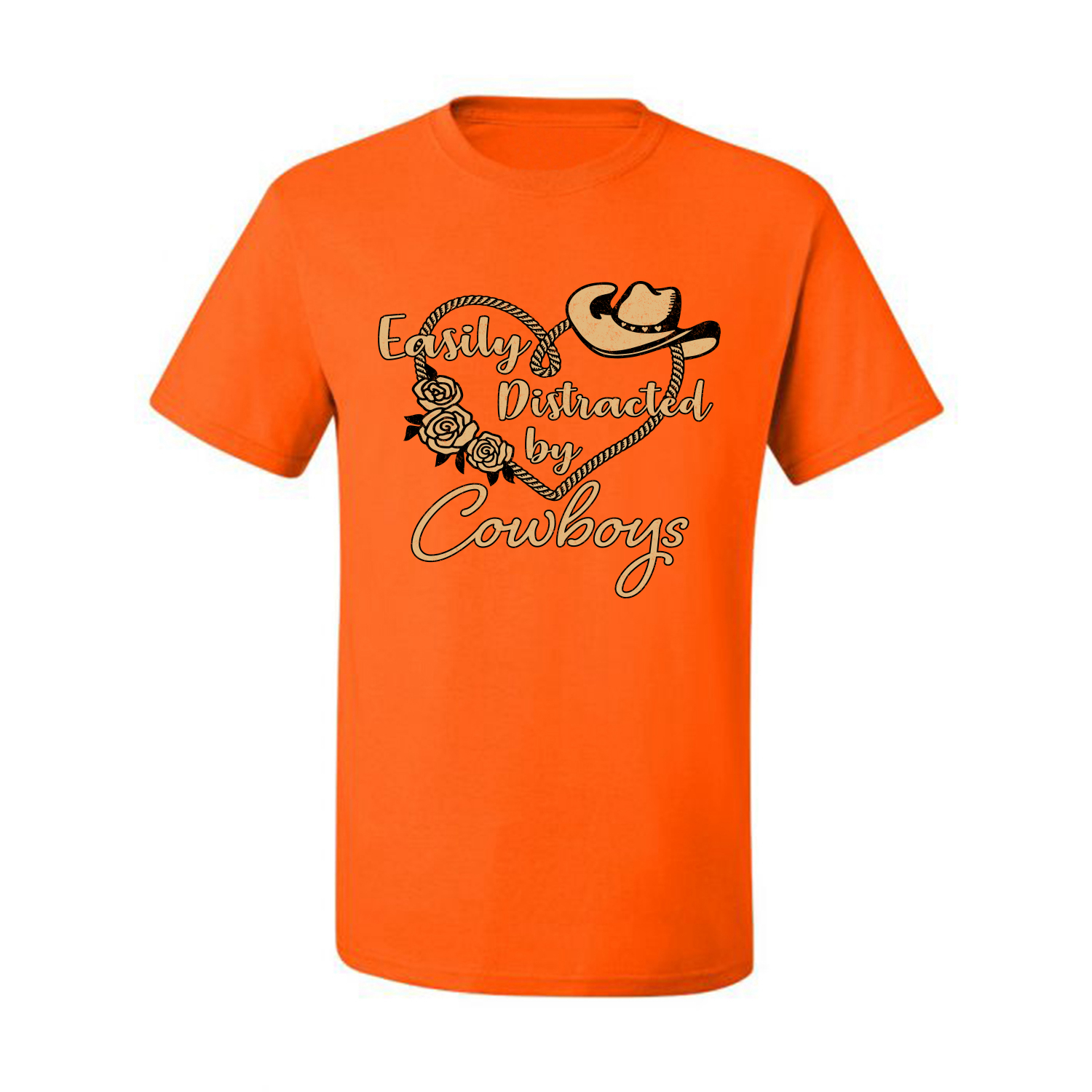 Grafik-T-Shirt Easy Distracted by Cowboys Southern West Wild Männer - Bild 18 von 26