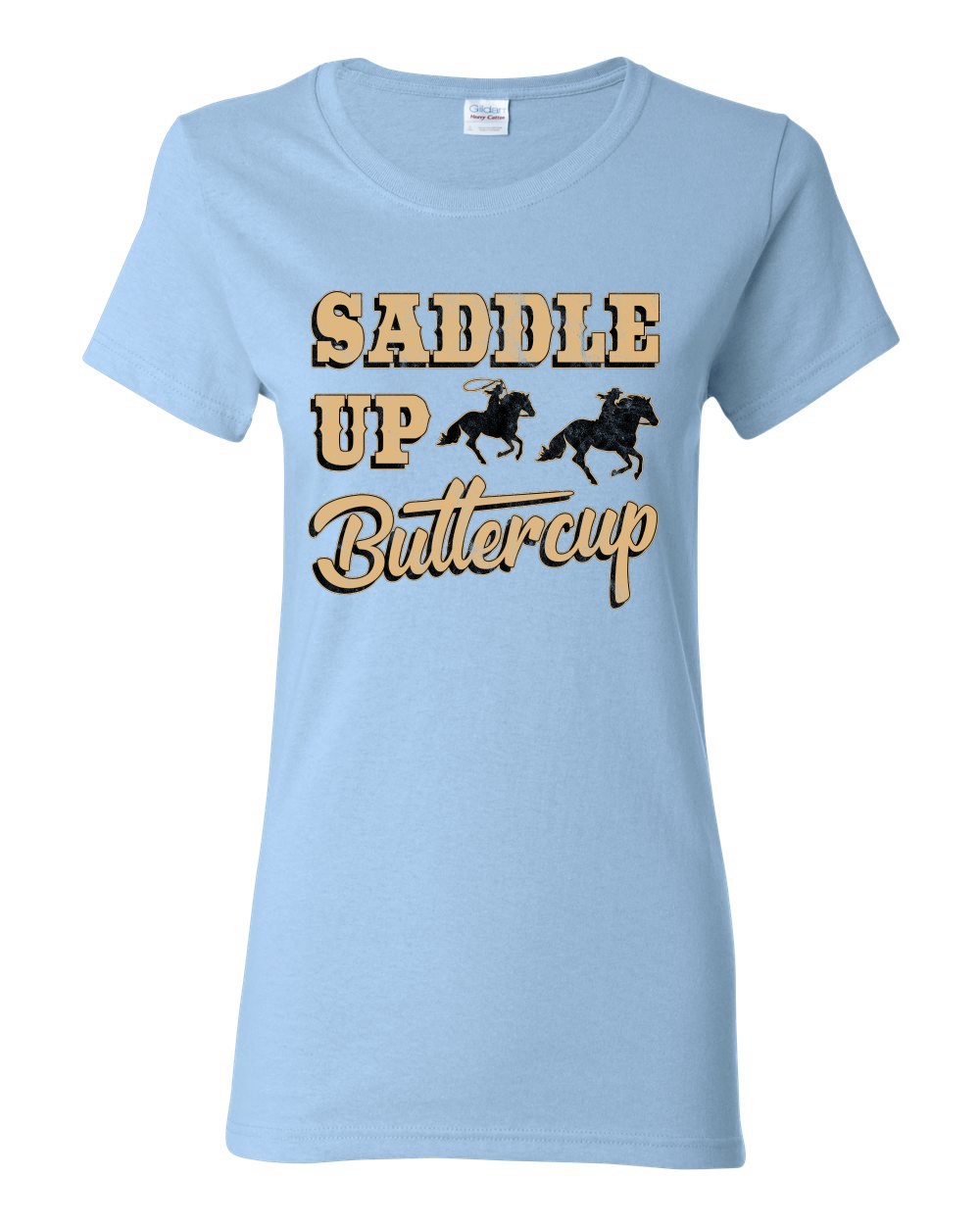 Saddle Up Buttercup Cowgirl Cowboy Damen Grafik Shirt - Bild 18 von 18