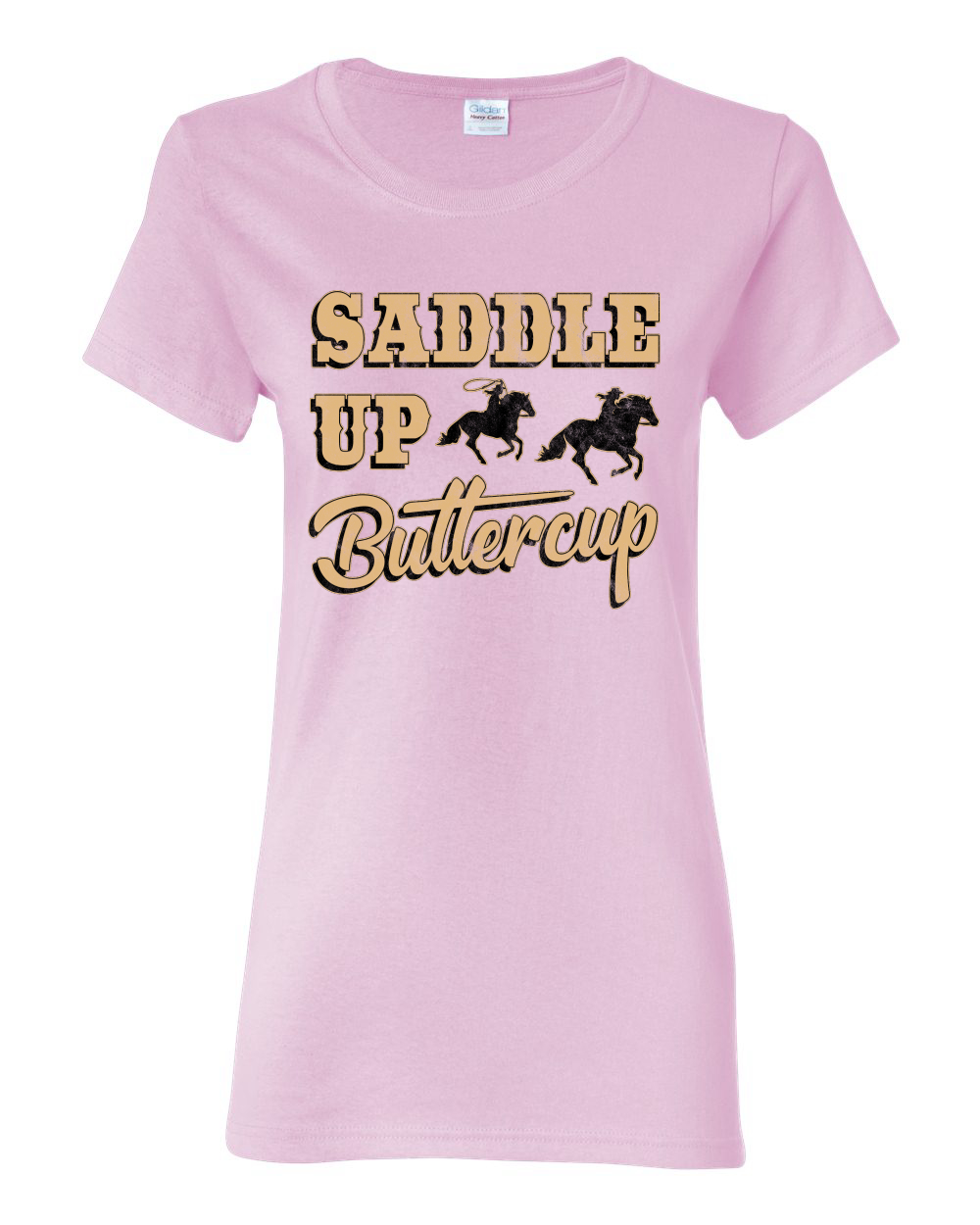 Saddle Up Buttercup Cowgirl Cowboy Damen Grafik Shirt - Bild 9 von 18