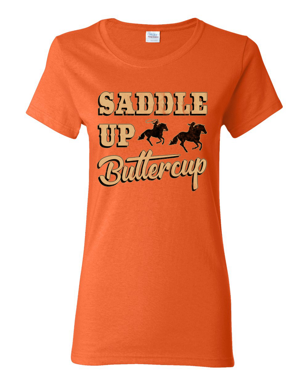Saddle Up Buttercup Cowgirl Cowboy Damen Grafik Shirt - Bild 12 von 18