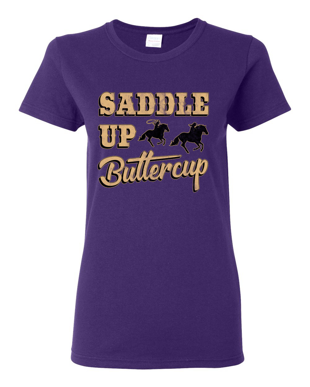 Saddle Up Buttercup Cowgirl Cowboy Damen Grafik Shirt - Bild 13 von 18