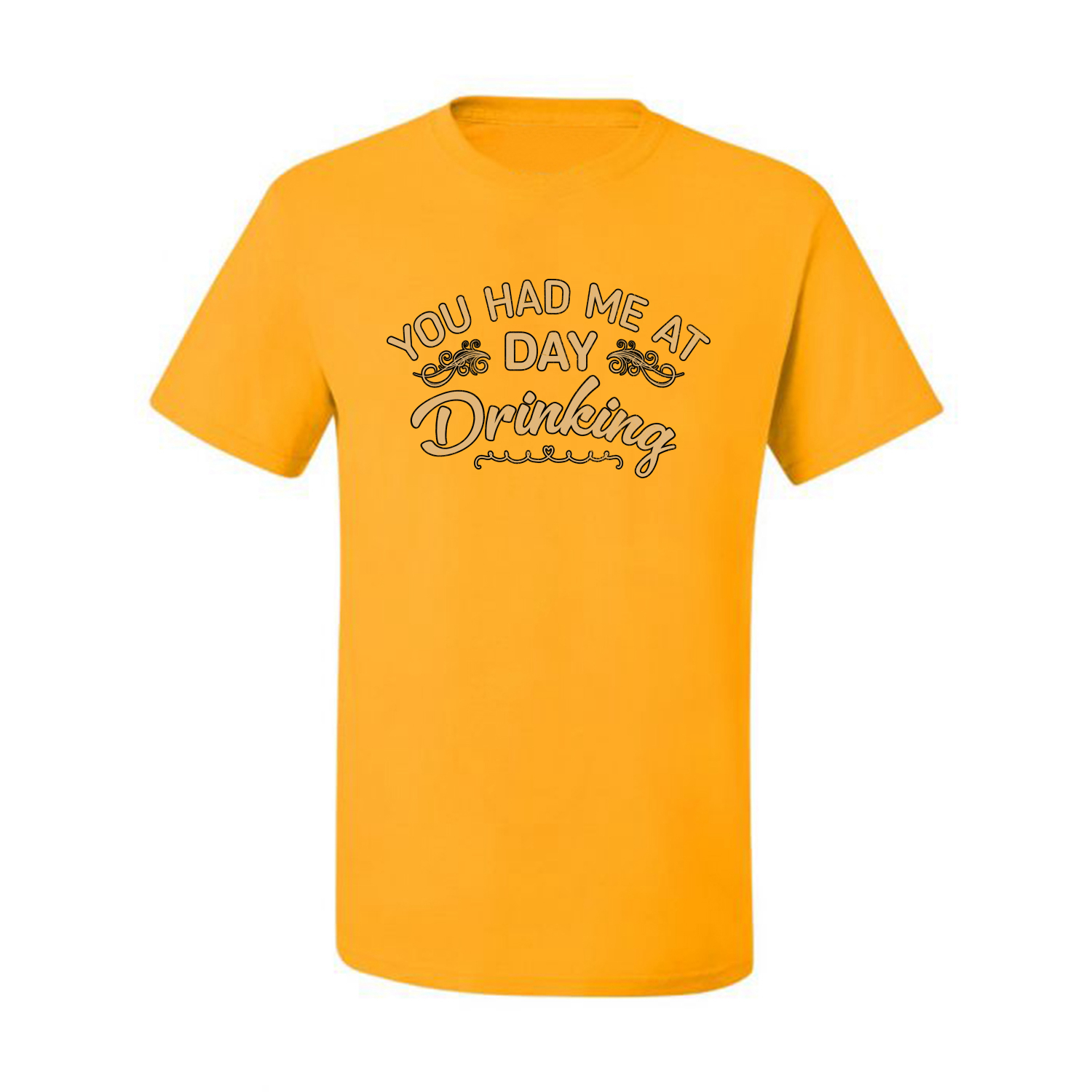 You Had Me At Day Drinking Men Graphic Tshirt - Picture 7 of 26