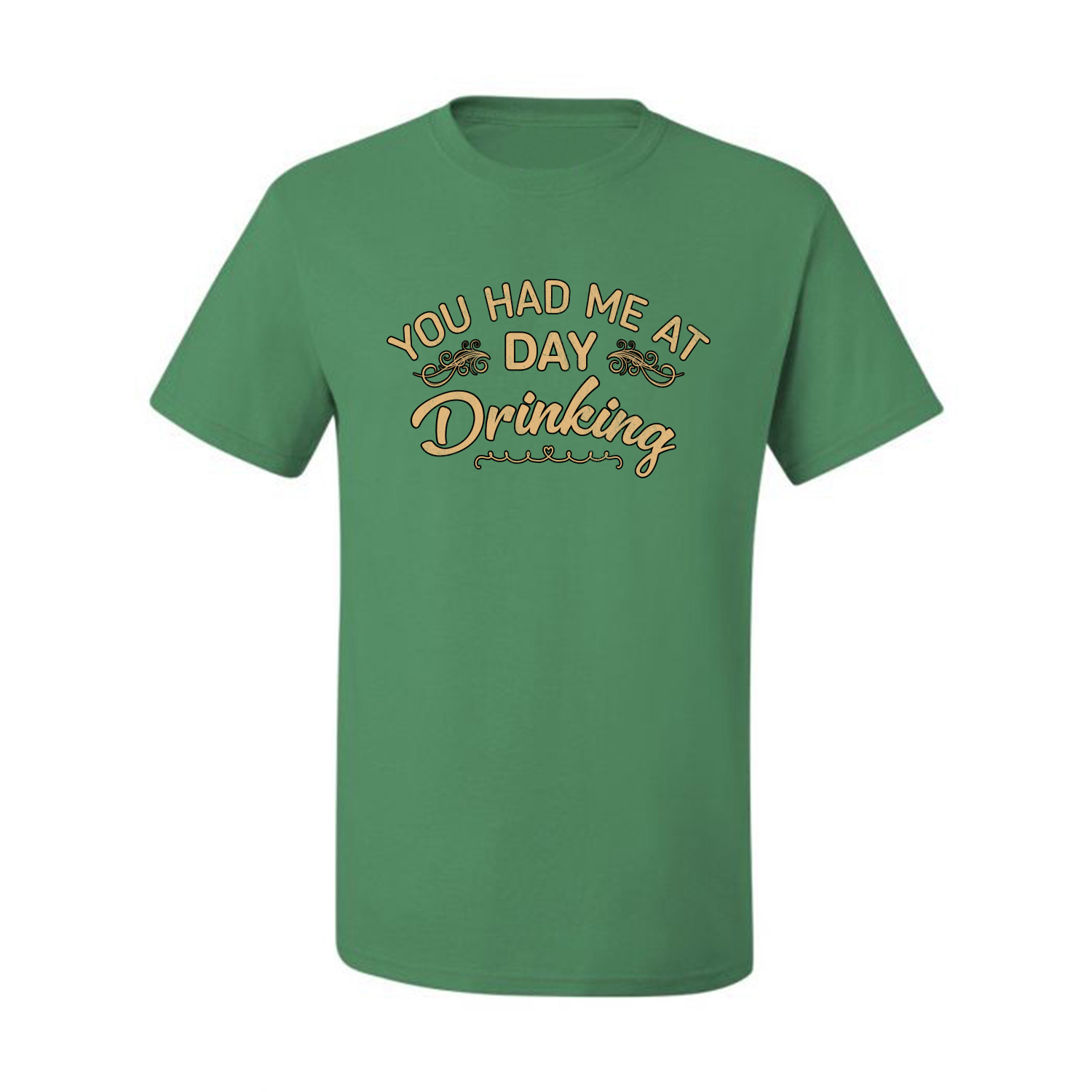 You Had Me At Day Drinking Men Graphic Tshirt - Picture 10 of 26