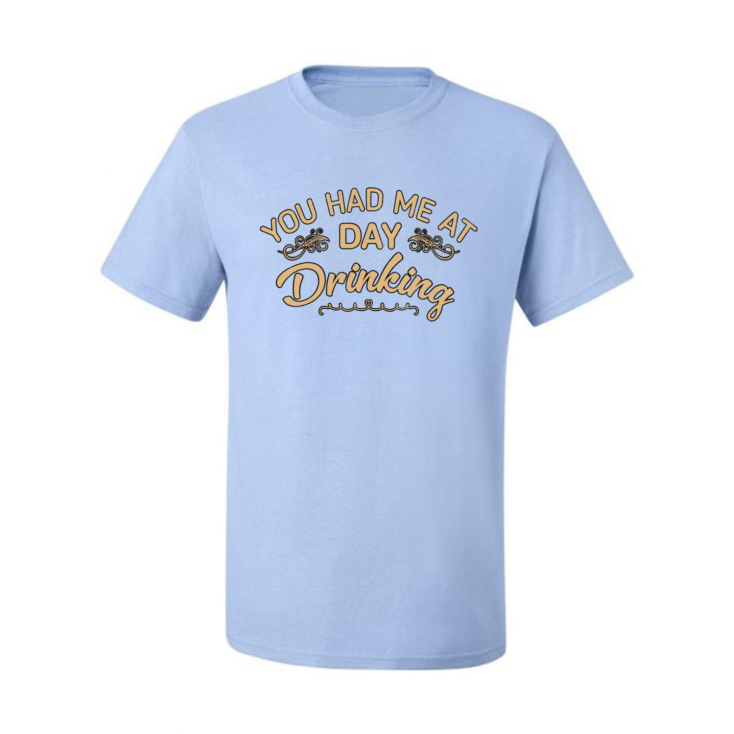 You Had Me At Day Drinking Men Graphic Tshirt - Picture 11 of 26