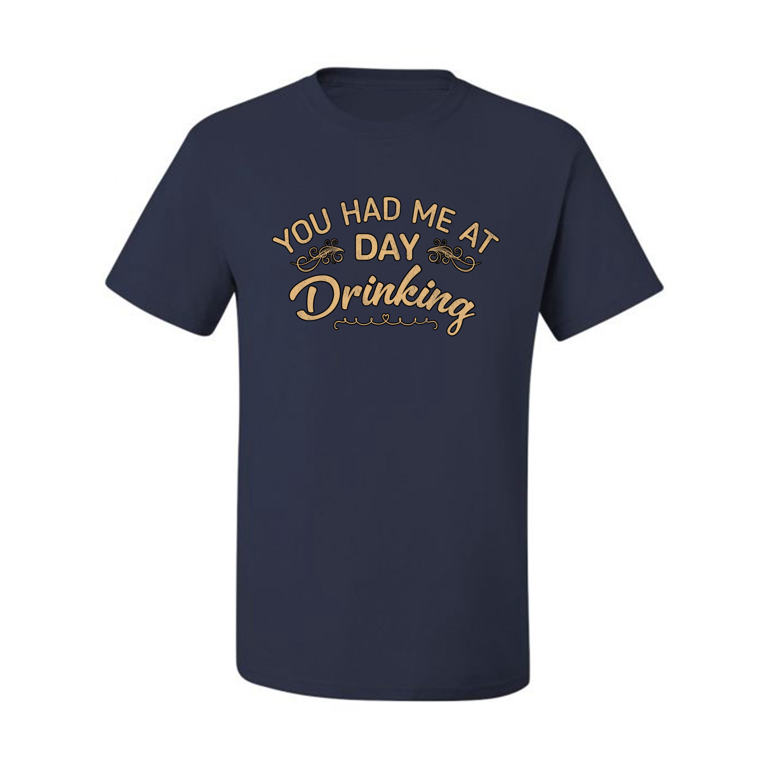 You Had Me At Day Drinking Men Graphic Tshirt - Picture 16 of 26