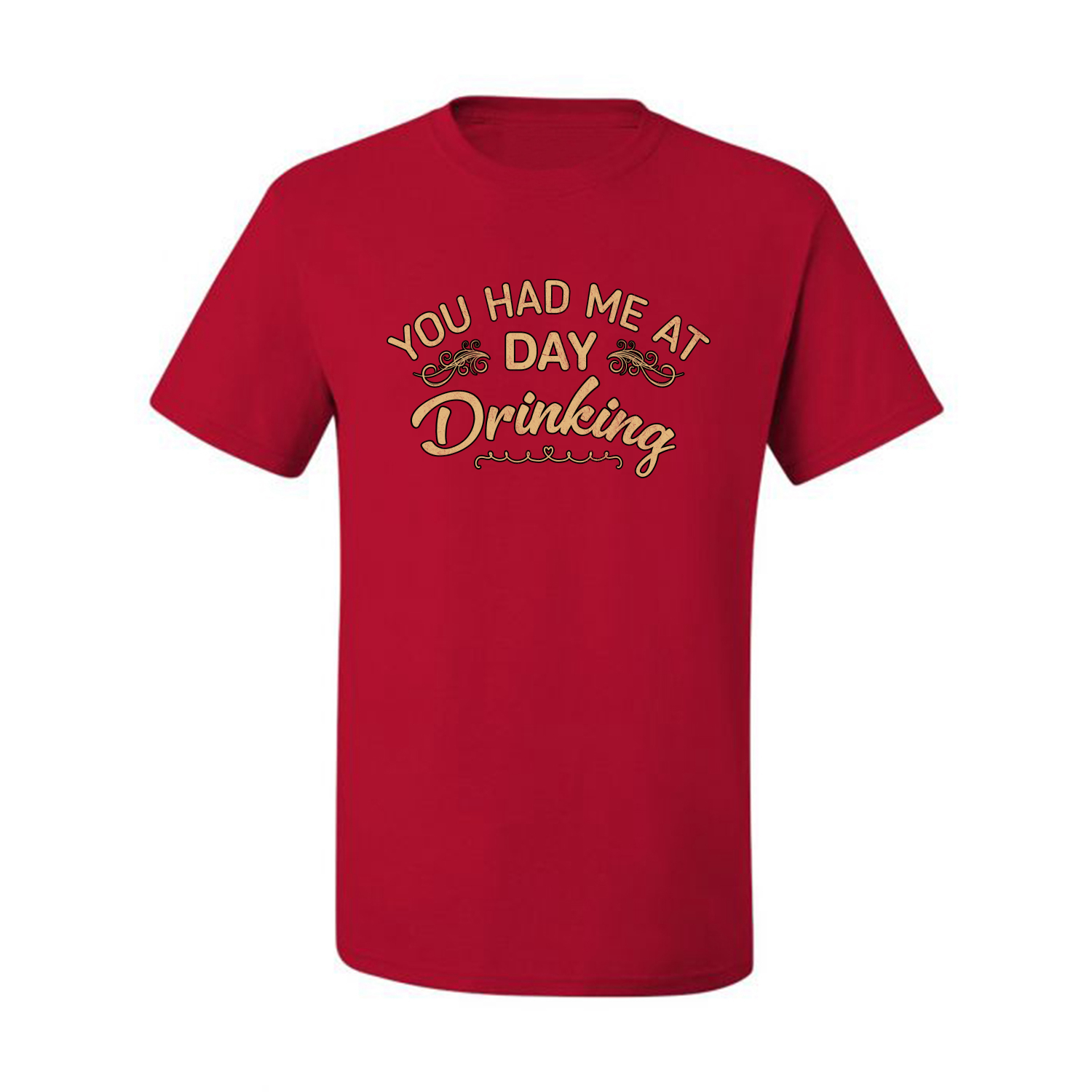 You Had Me At Day Drinking Men Graphic Tshirt - Picture 20 of 26