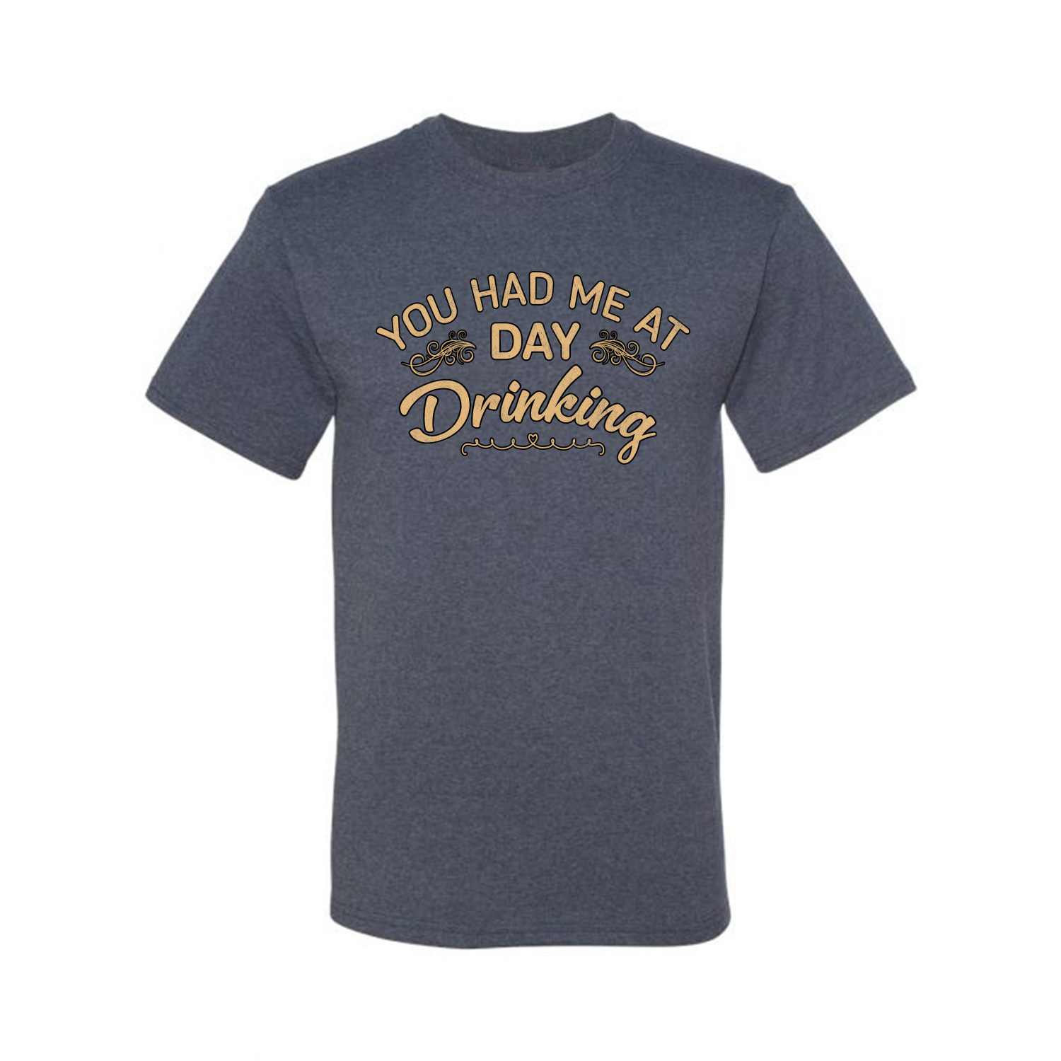 You Had Me At Day Drinking Men Graphic Tshirt - Picture 23 of 26