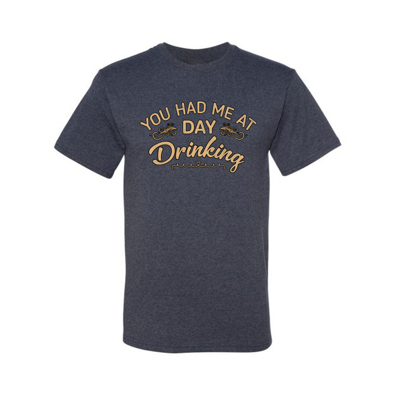 You Had Me At Day Drinking Men Graphic Tshirt - Picture 24 of 26