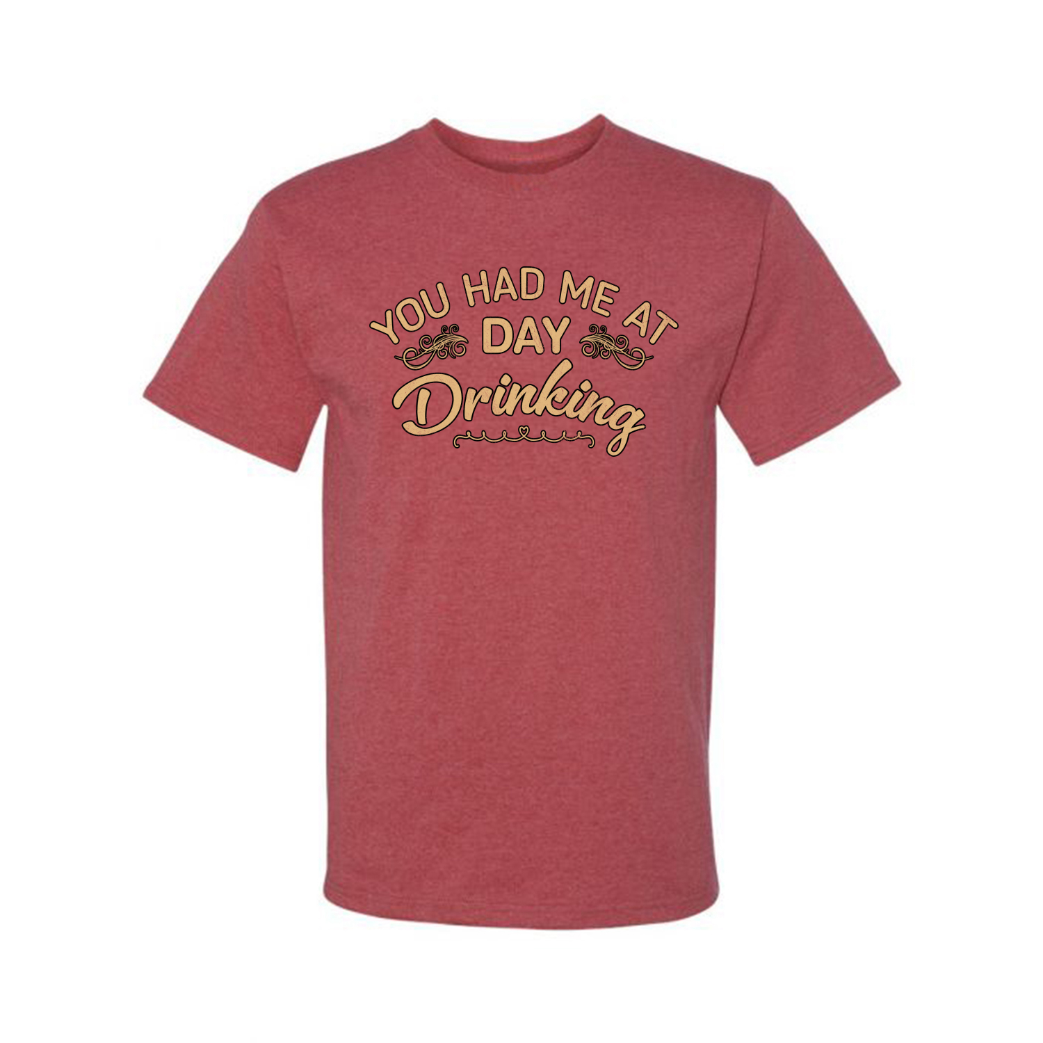 You Had Me At Day Drinking Men Graphic Tshirt - Picture 25 of 26