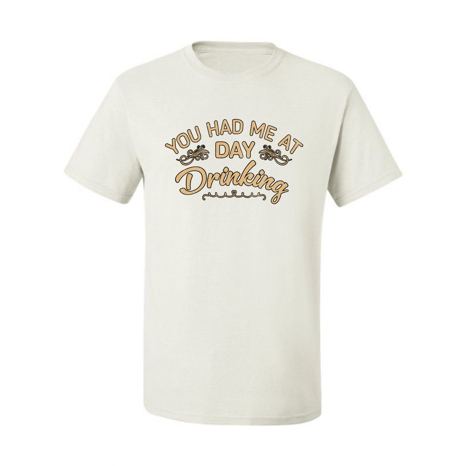 You Had Me At Day Drinking Men Graphic Tshirt - Picture 26 of 26