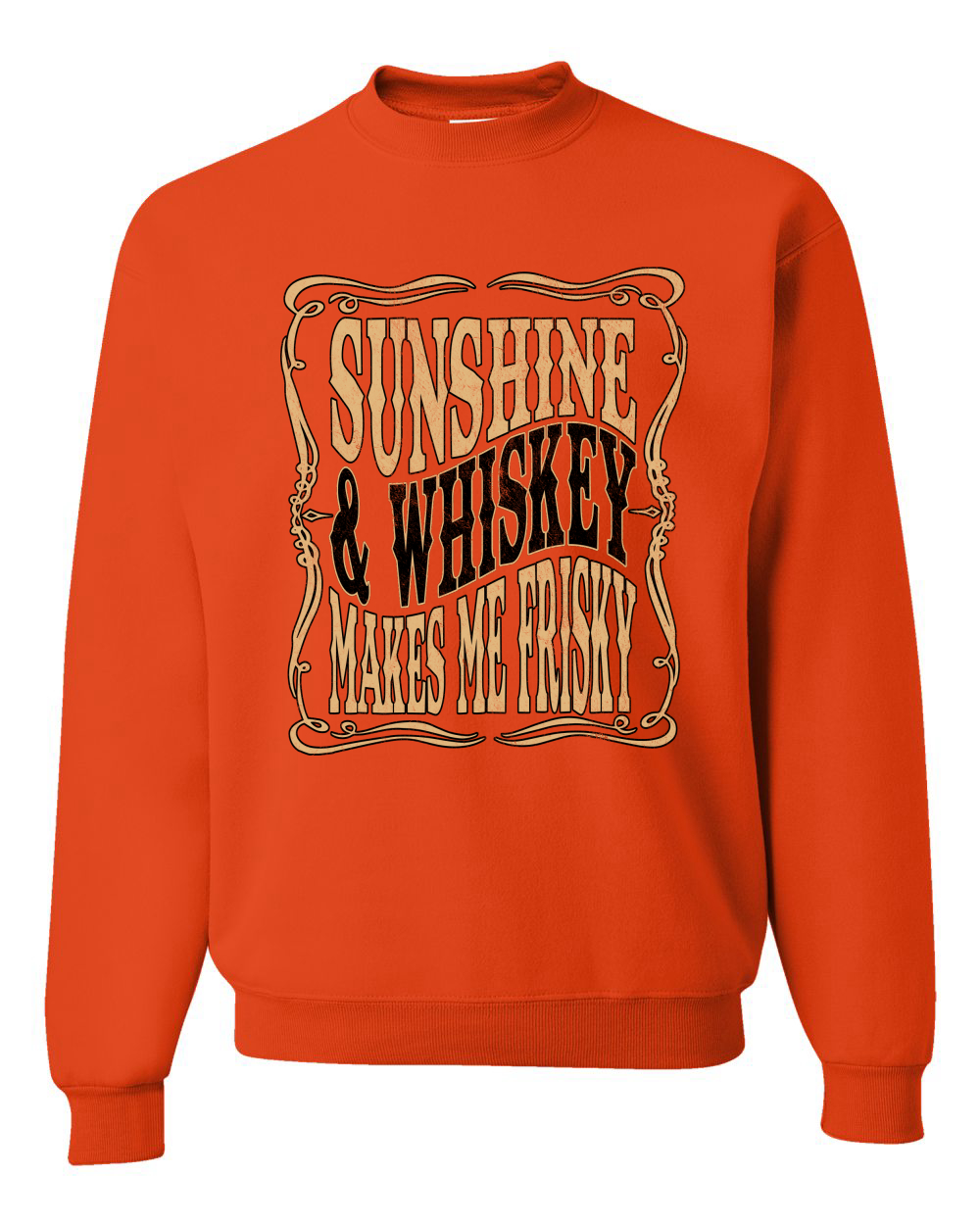 Sudadera Gráfica Sunshine & Whiskey Makes Me Frisky Cuello Redondo - Imagen 14 de 21