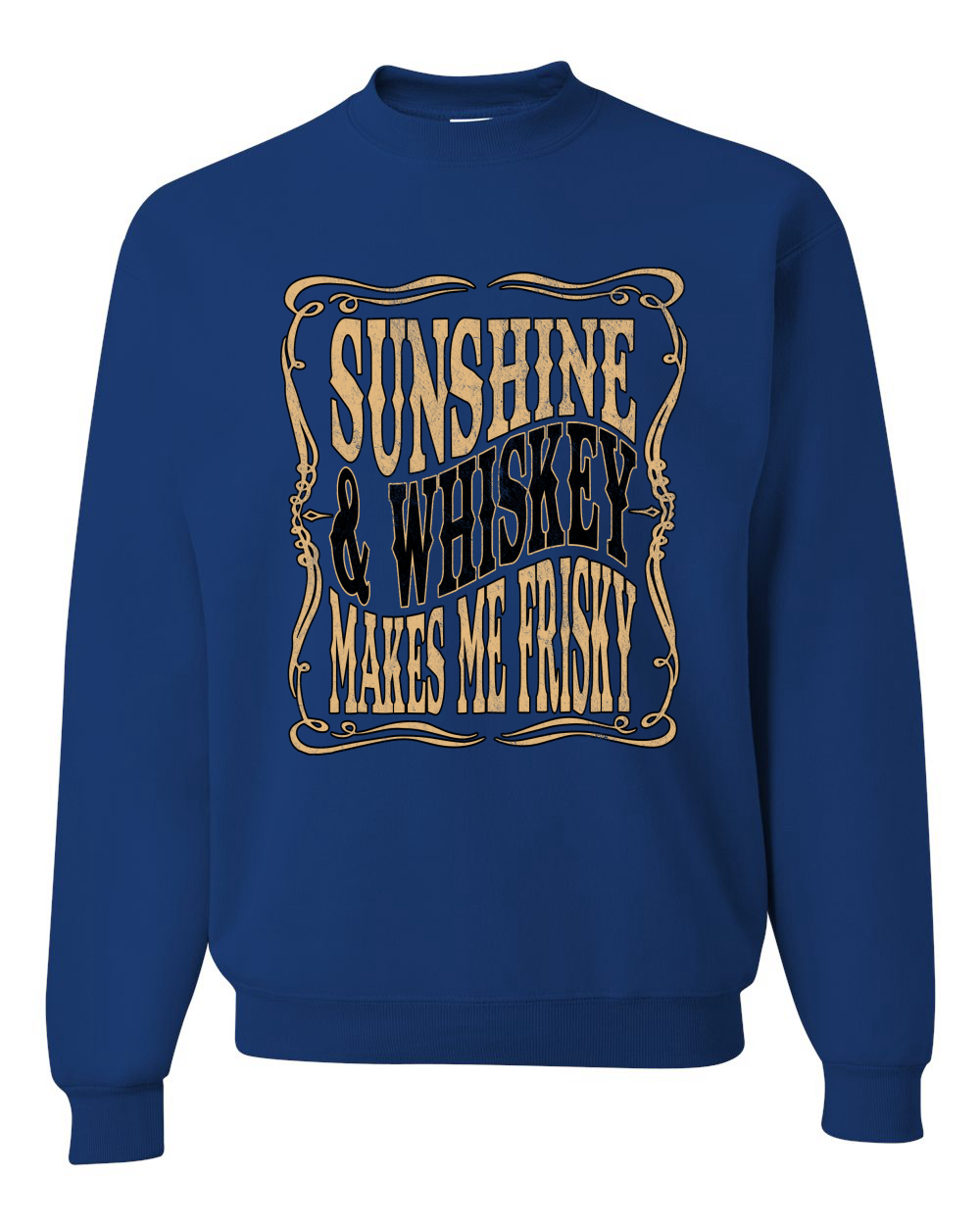 Sudadera Gráfica Sunshine & Whiskey Makes Me Frisky Cuello Redondo - Imagen 17 de 21