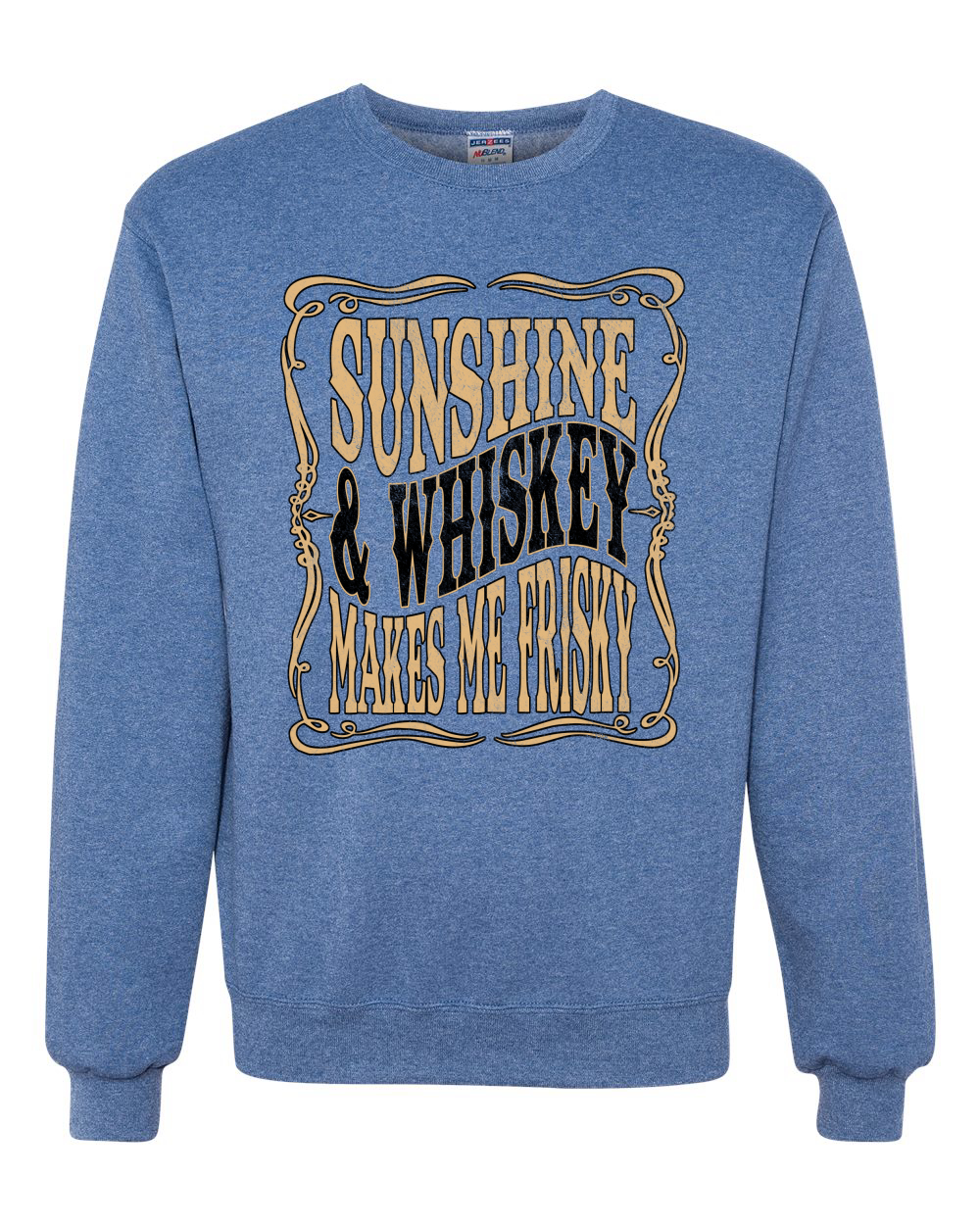 Sudadera Gráfica Sunshine & Whiskey Makes Me Frisky Cuello Redondo - Imagen 18 de 21