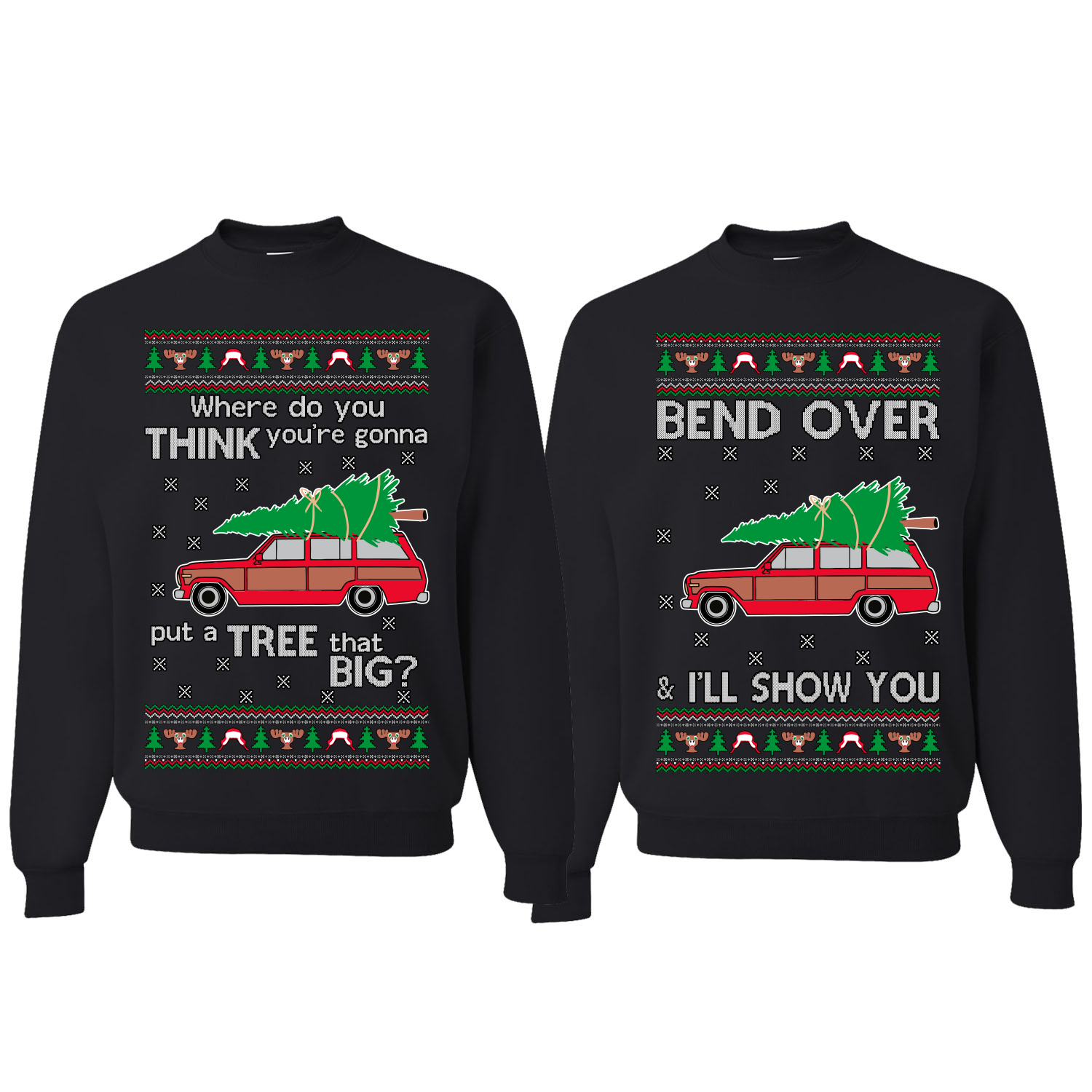 Christmas vacation 2024 couples sweaters