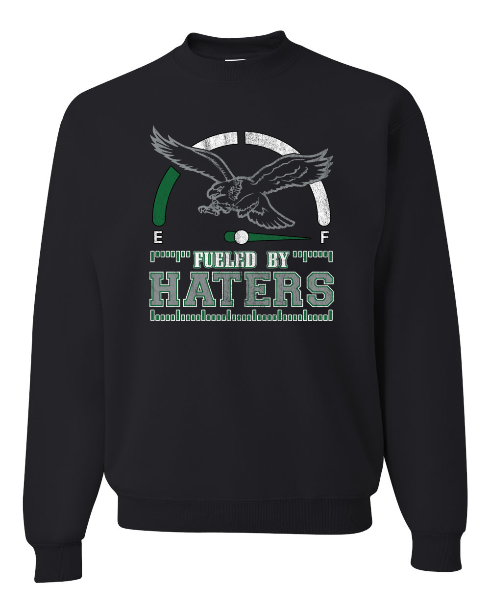 Fueled By Haters Philadelphia Football Eagles Unisex Crewneck Sweatshirt - Picture 3 of 6