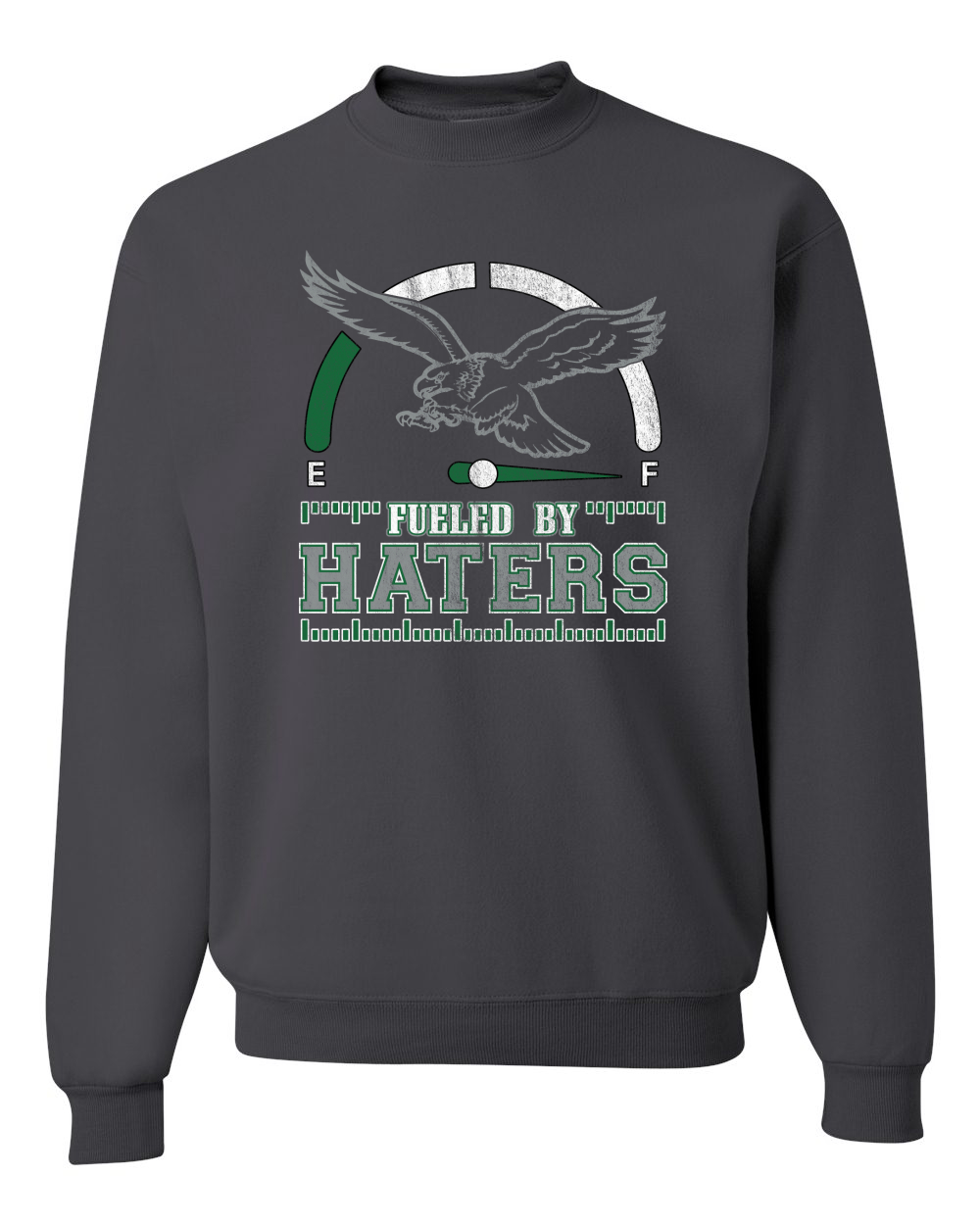 Fueled By Haters Philadelphia Football Eagles Unisex Crewneck Sweatshirt - Picture 4 of 6