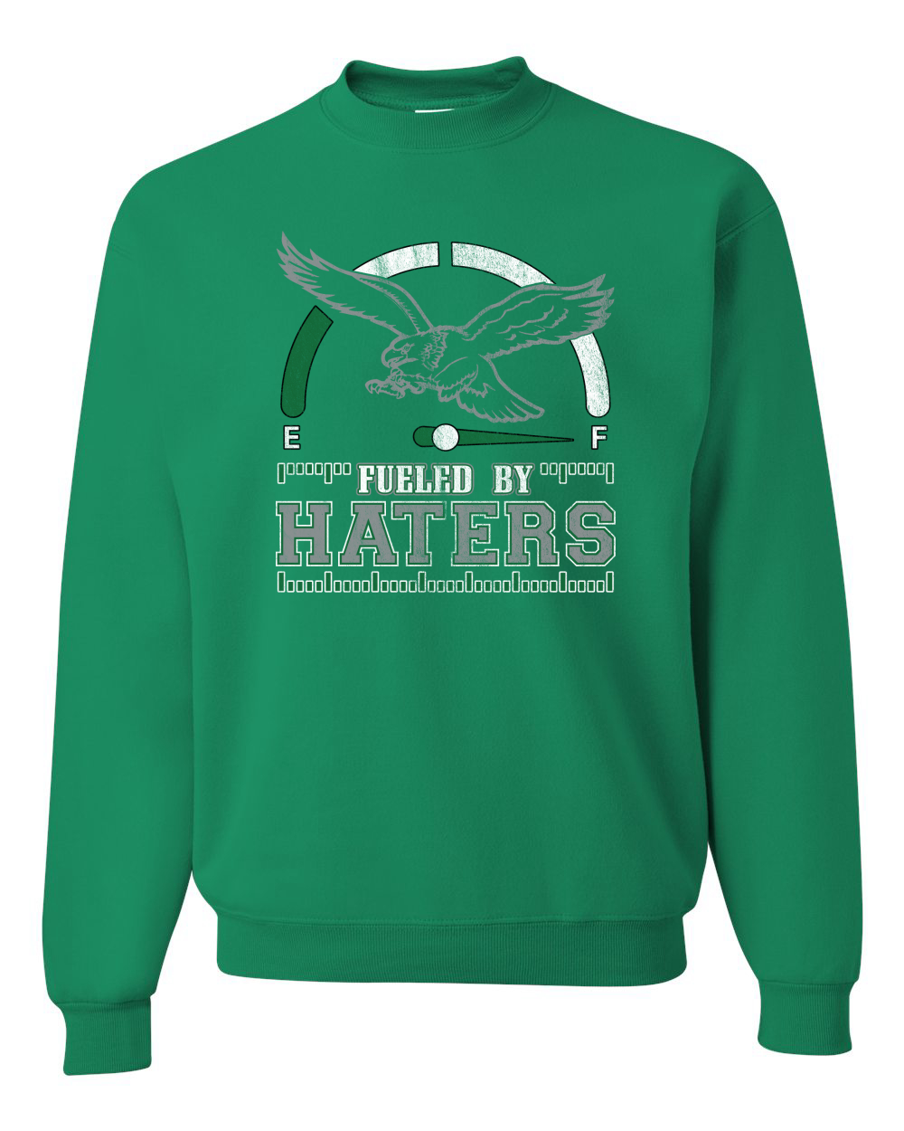 Fueled By Haters Philadelphia Football Eagles Unisex Crewneck Sweatshirt - Picture 5 of 6