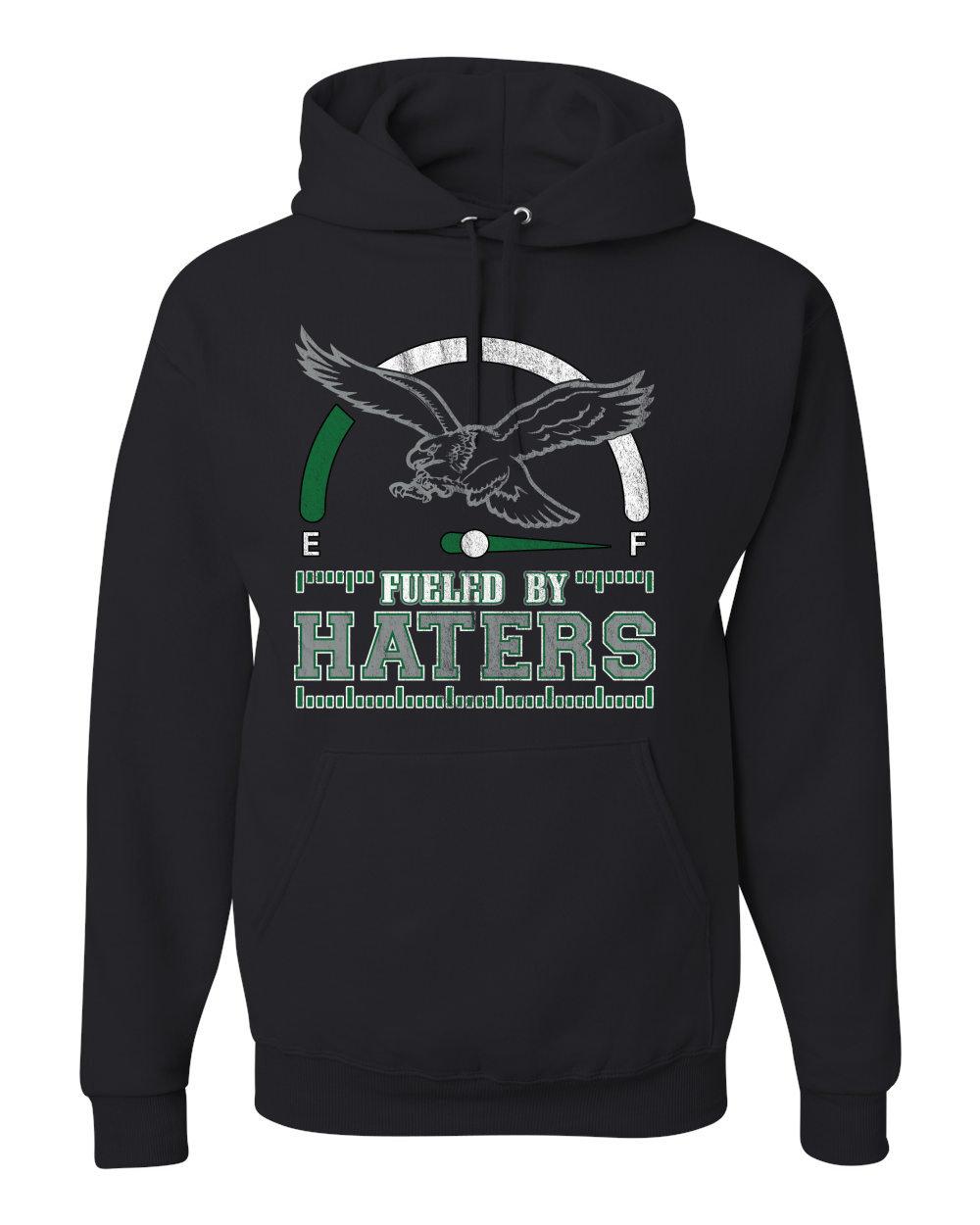 Fueled By Haters Philadelphia Football Eagles Unisex Graphic Hoodie Sweatshirt - Picture 3 of 6