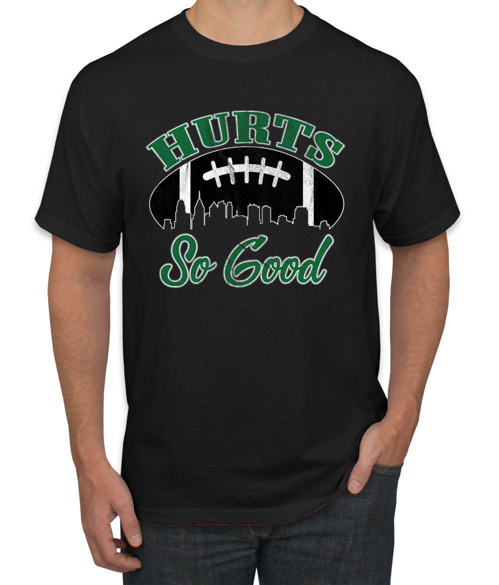 Camiseta para hombre Hurts So Good Philadelphia Football City Philly Eagles - Imagen 3 de 7