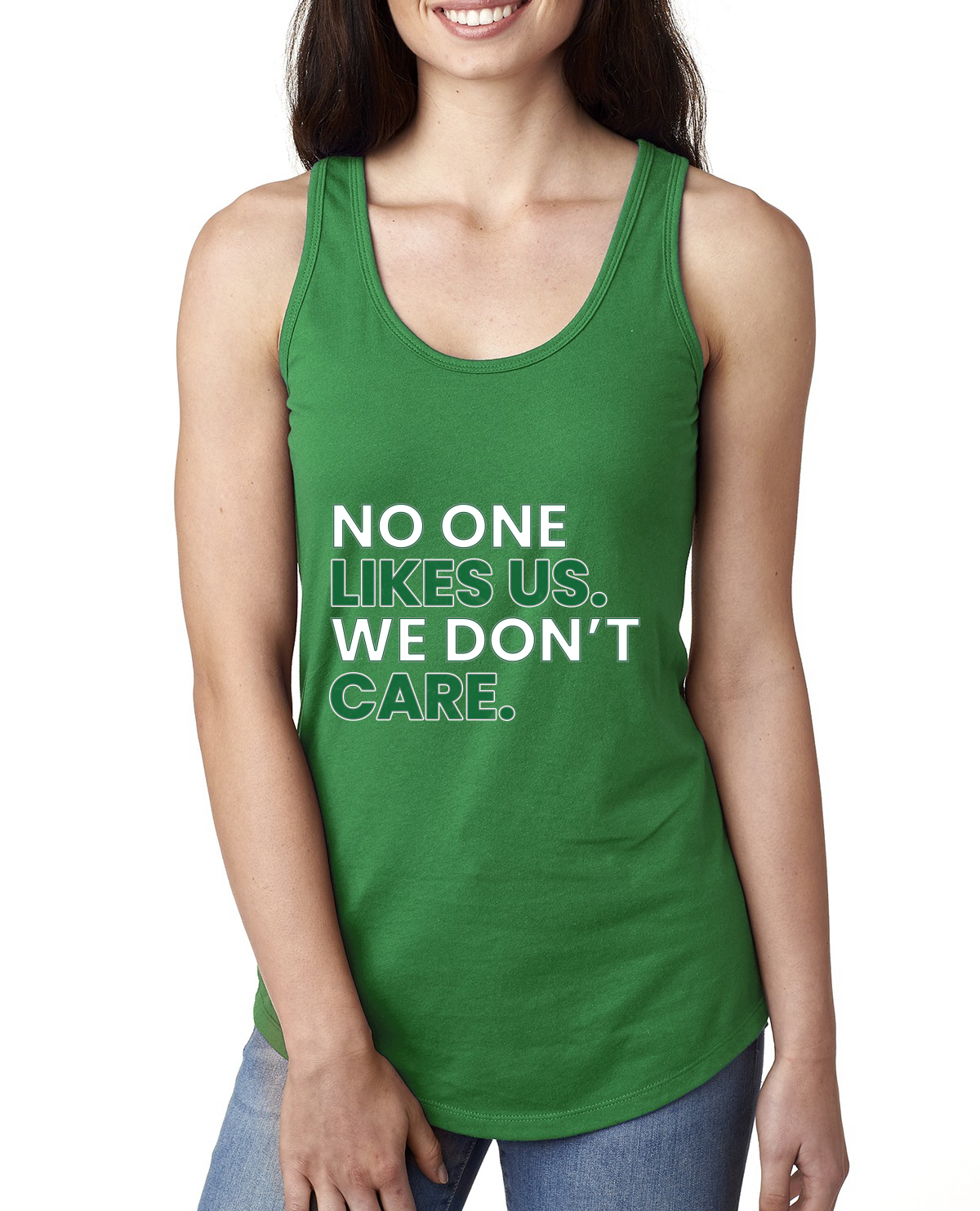 No One Likes Us We Don?t Care Philadelphia Football Philly Eagles Tank Top - Bild 5 von 6