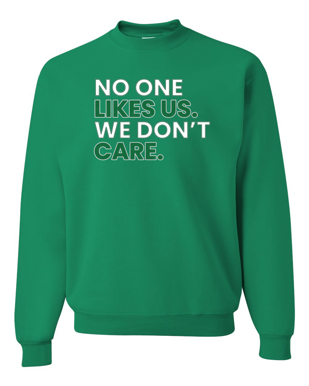 No One Likes Us We Dont Care Philadelphia Football Philly Eagles Sweatshirt - Picture 6 of 7