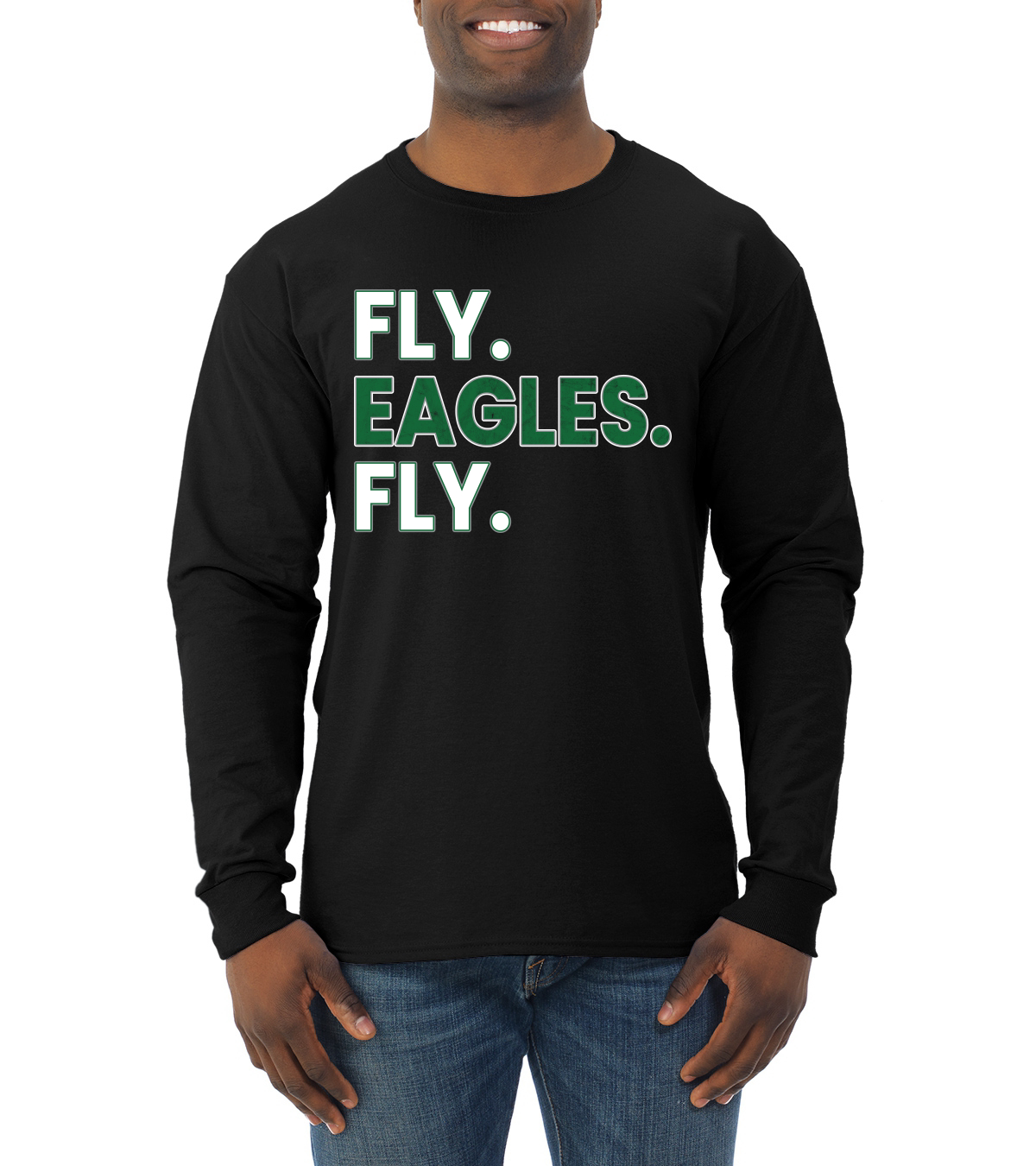 Fly Eagles Fly GD SYF Longsleve Tees Philly Eagles 