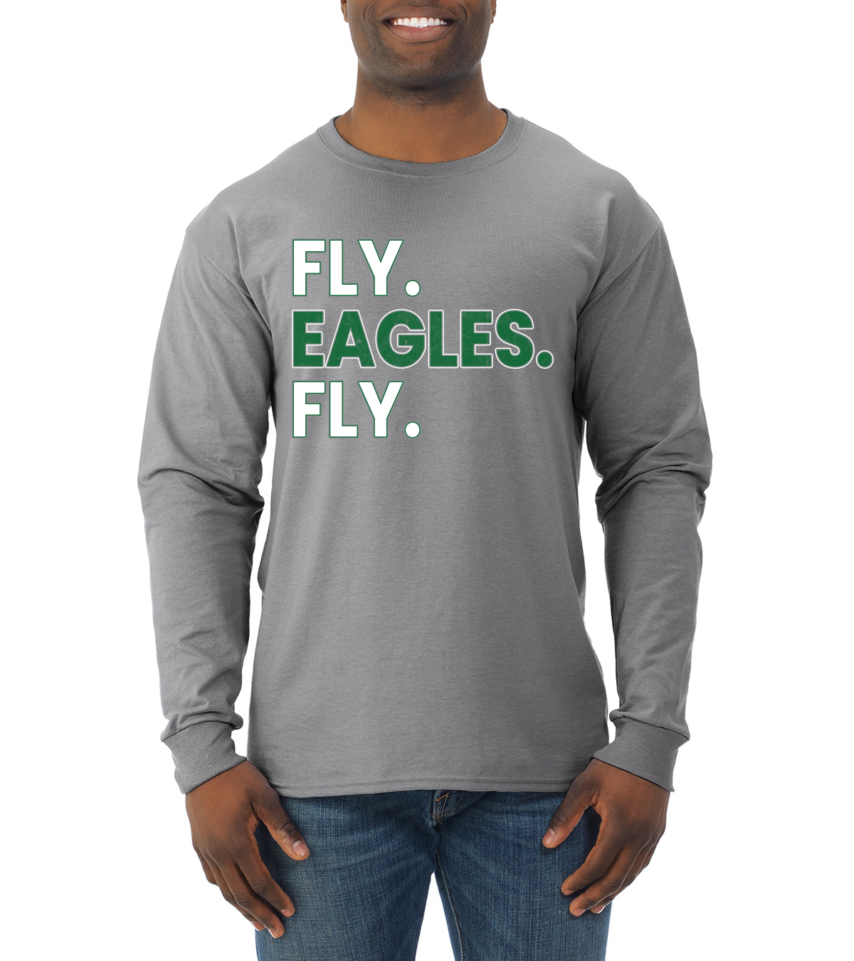 Fly Eagles Fly GD SYF Longsleve Tees Philly Eagles 