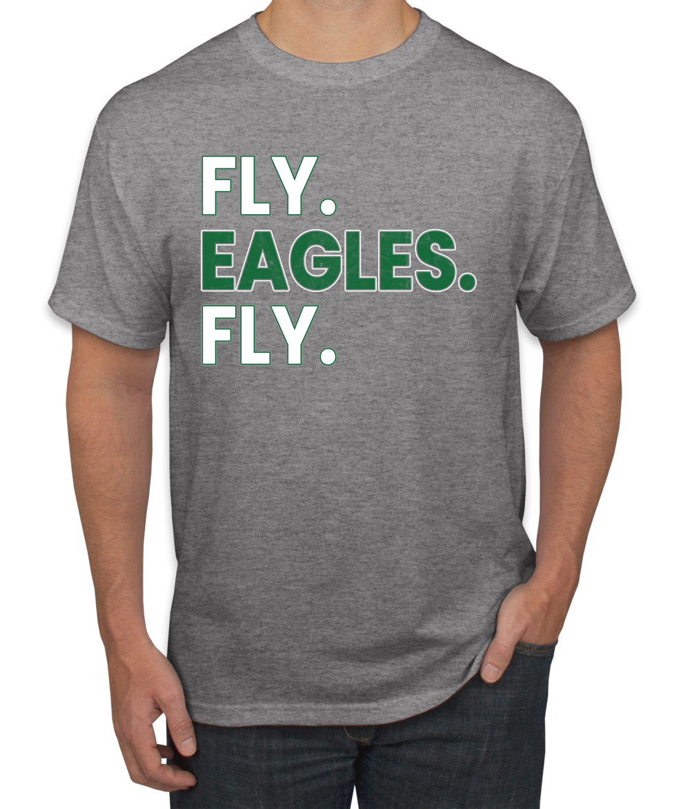 Philly Sports Shirts Eagles Fly Crewneck Sweatshirt Grey Heather / S