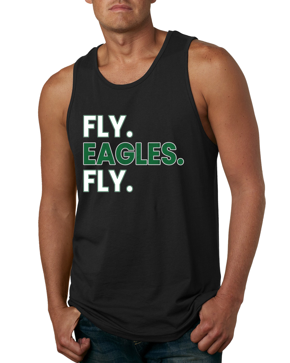 Camiseta sin mangas gráfica Fly Eagles Fly Philly Philadelphia Eagles - Imagen 3 de 4