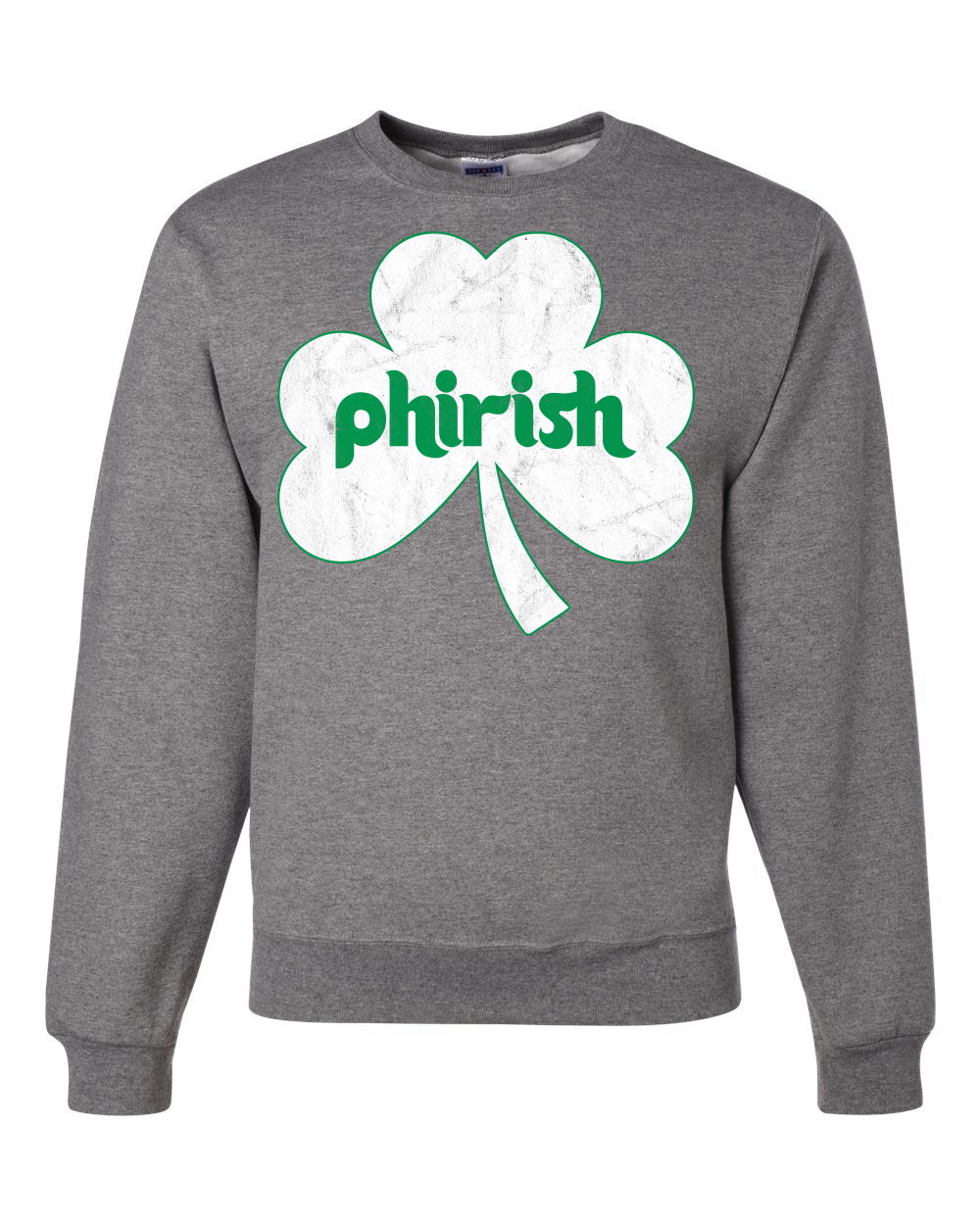 Phirish Philadelphia Irish Pride Clover St Patricks Day Unisex Pullover mit Rundhalsausschnitt - Bild 5 von 6