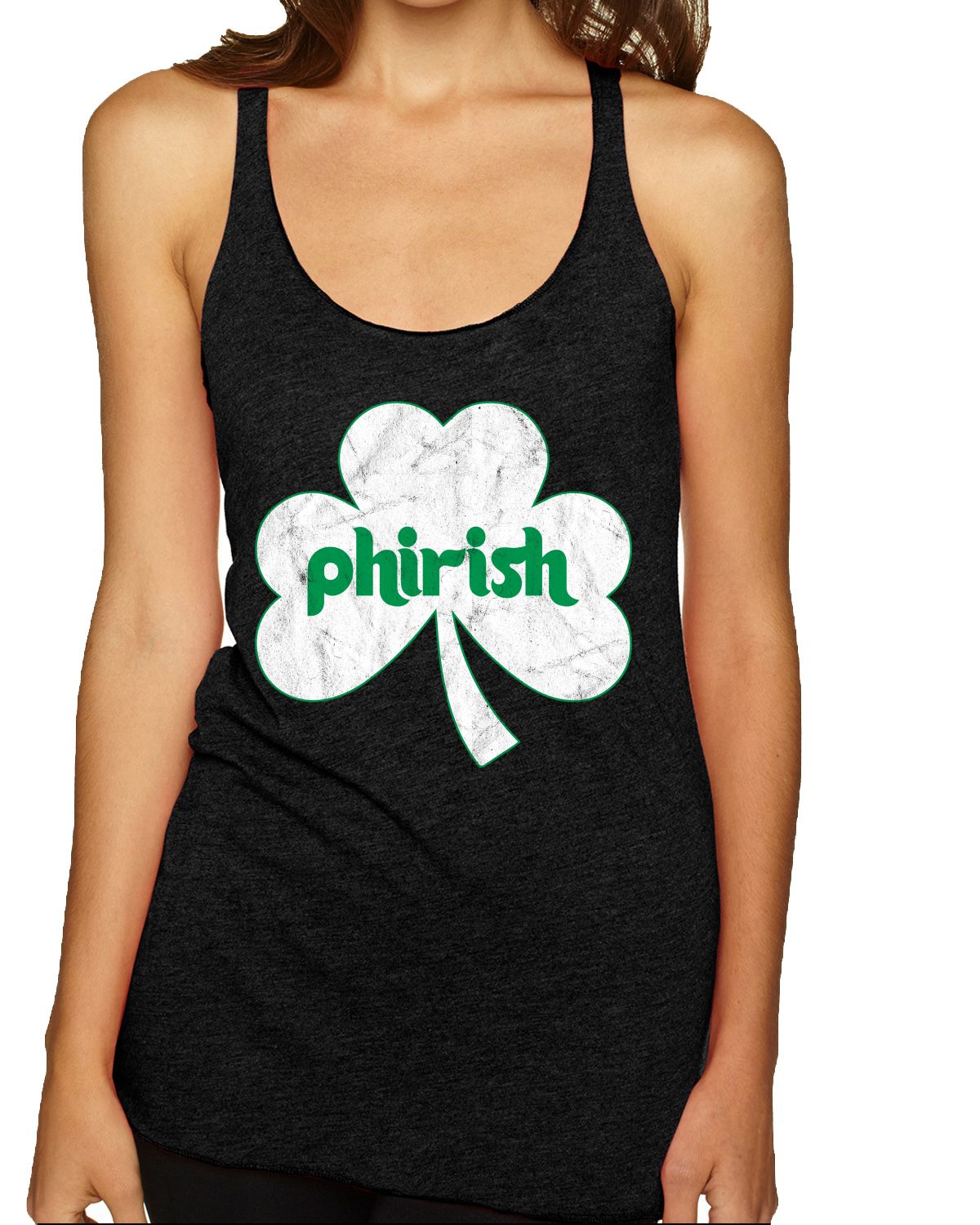 Camiseta sin mangas Phirish Philadelphia Irish Pride Trébol St Patricks Día Racerback - Imagen 5 de 5