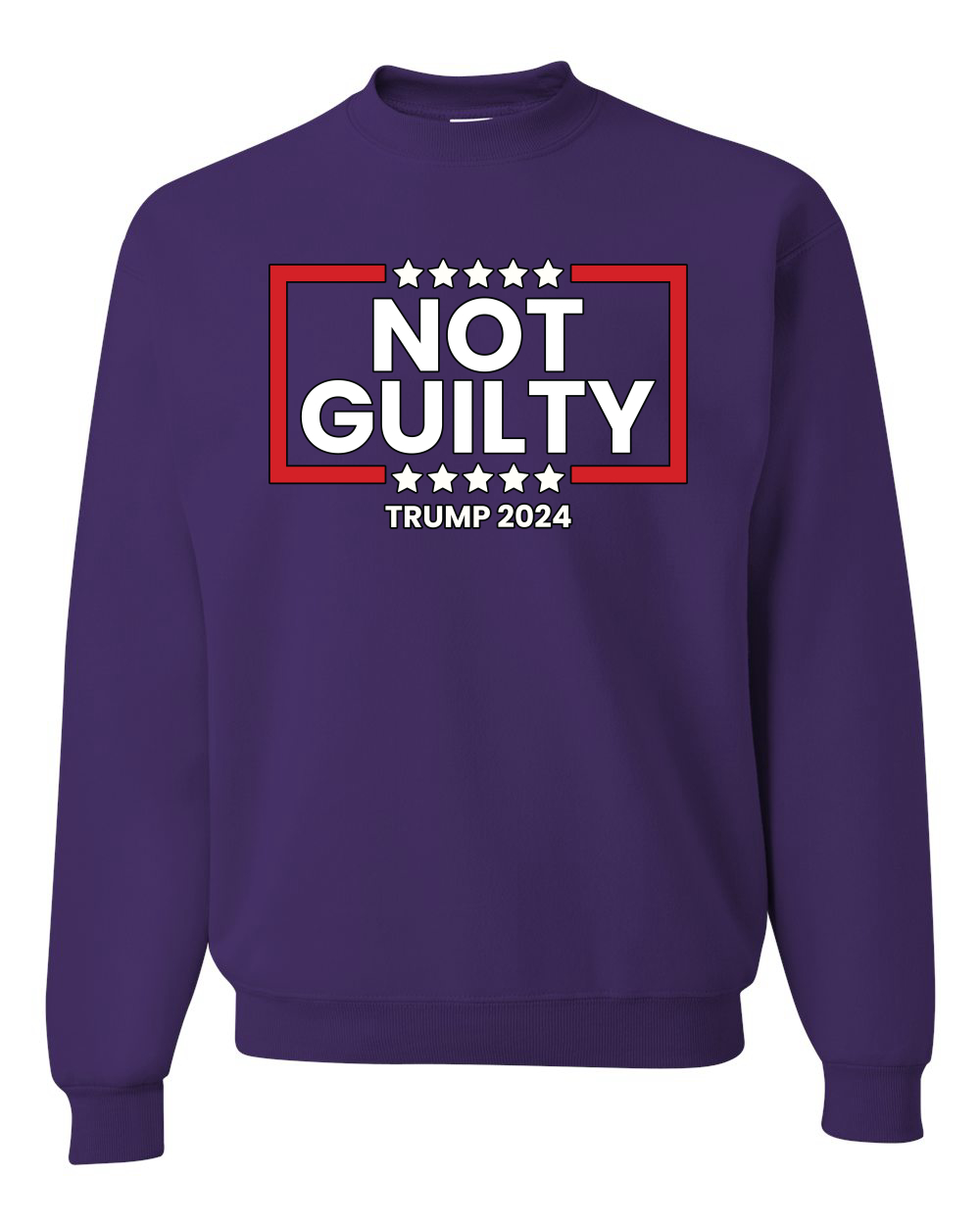 Donald Trump Arrest Not Guilty Verdict Trump 2024 Men Women Sweatshirt - Picture 9 of 12