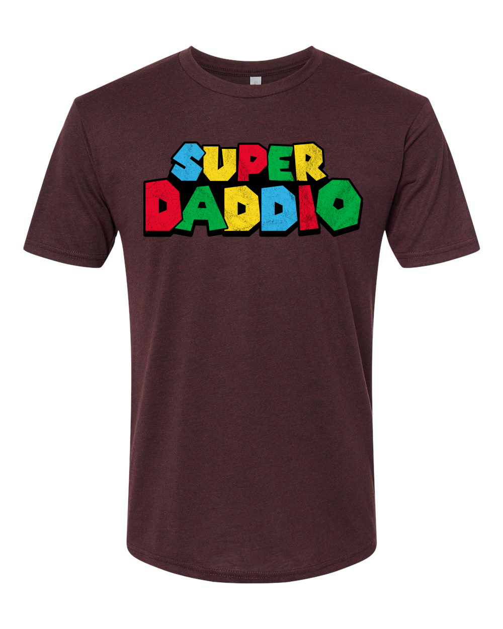 Camiseta Super Daddio Gamer Dad Fan Regalo Hombres Premium Tri Mezcla - Imagen 11 de 15