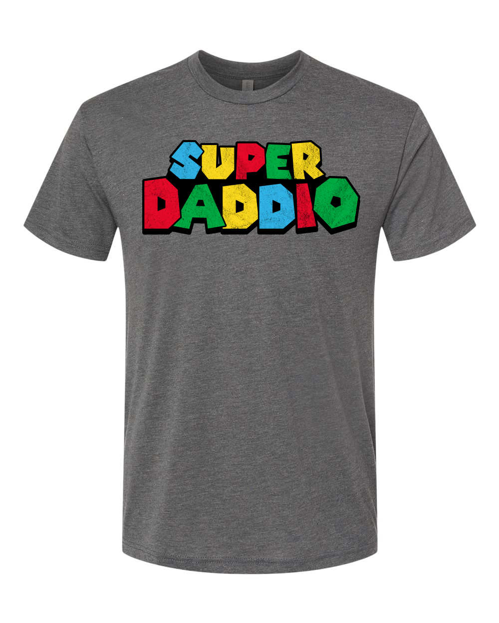 Camiseta Super Daddio Gamer Dad Fan Regalo Hombres Premium Tri Mezcla - Imagen 13 de 15