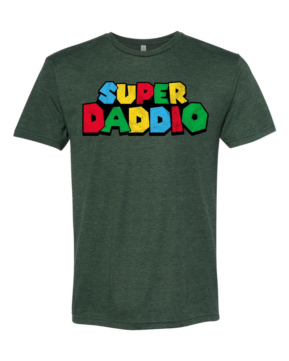Camiseta Super Daddio Gamer Dad Fan Regalo Hombres Premium Tri Mezcla - Imagen 3 de 15
