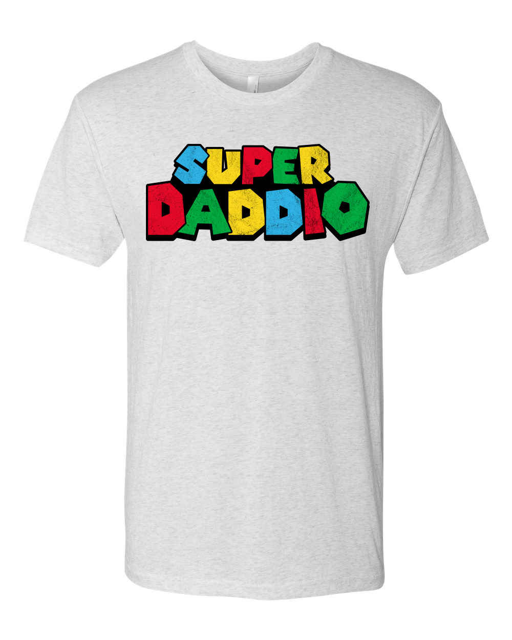 Camiseta Super Daddio Gamer Dad Fan Regalo Hombres Premium Tri Mezcla - Imagen 4 de 15