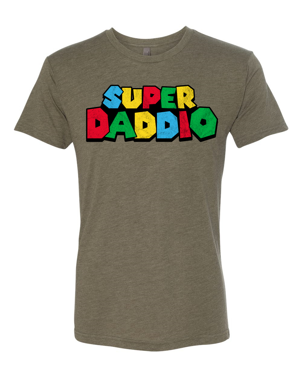 Camiseta Super Daddio Gamer Dad Fan Regalo Hombres Premium Tri Mezcla - Imagen 10 de 15