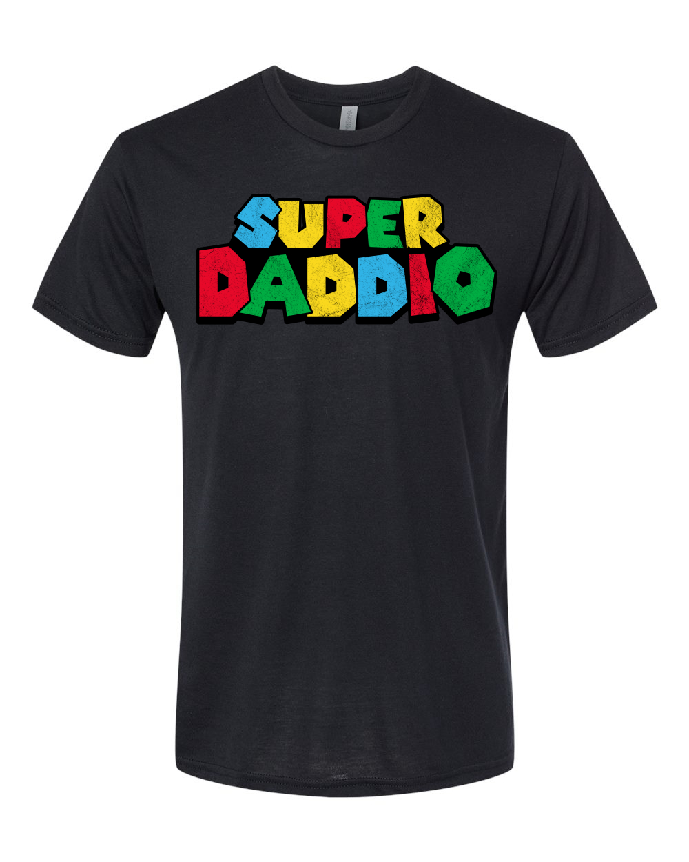 Camiseta Super Daddio Gamer Dad Fan Regalo Hombres Premium Tri Mezcla - Imagen 12 de 15