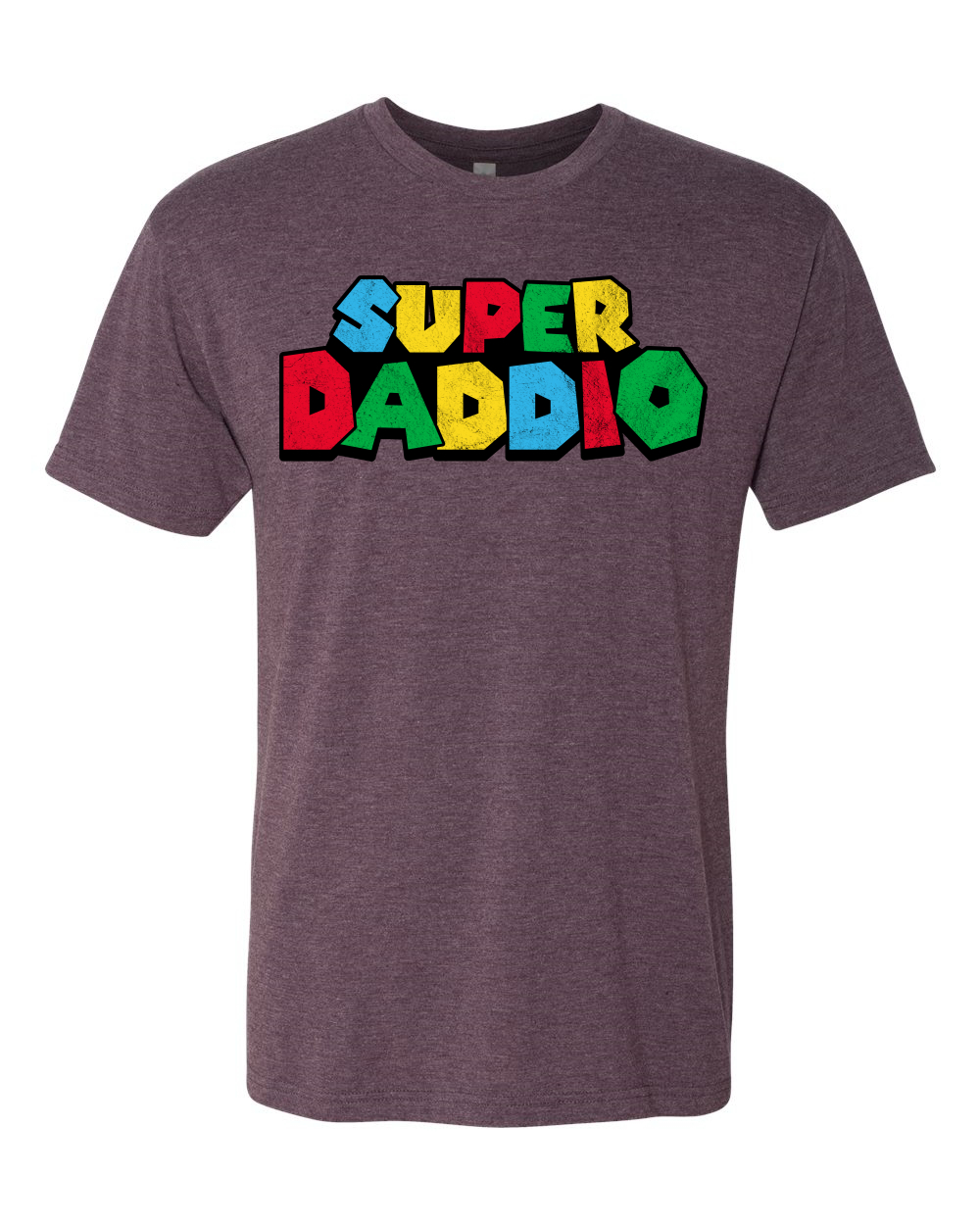 Camiseta Super Daddio Gamer Dad Fan Regalo Hombres Premium Tri Mezcla - Imagen 8 de 15