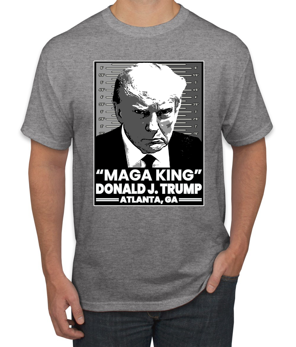 Camiseta Maga King Donald Trump Georgia Oficial Mogshot Cara Hombre - Imagen 7 de 19